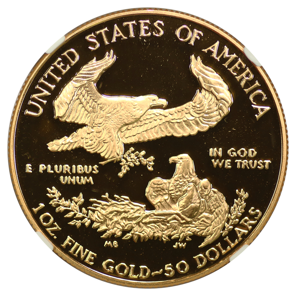 1991-W G$50  Gold Eagle PR DCAM PR70 DCAM thumbnail 3