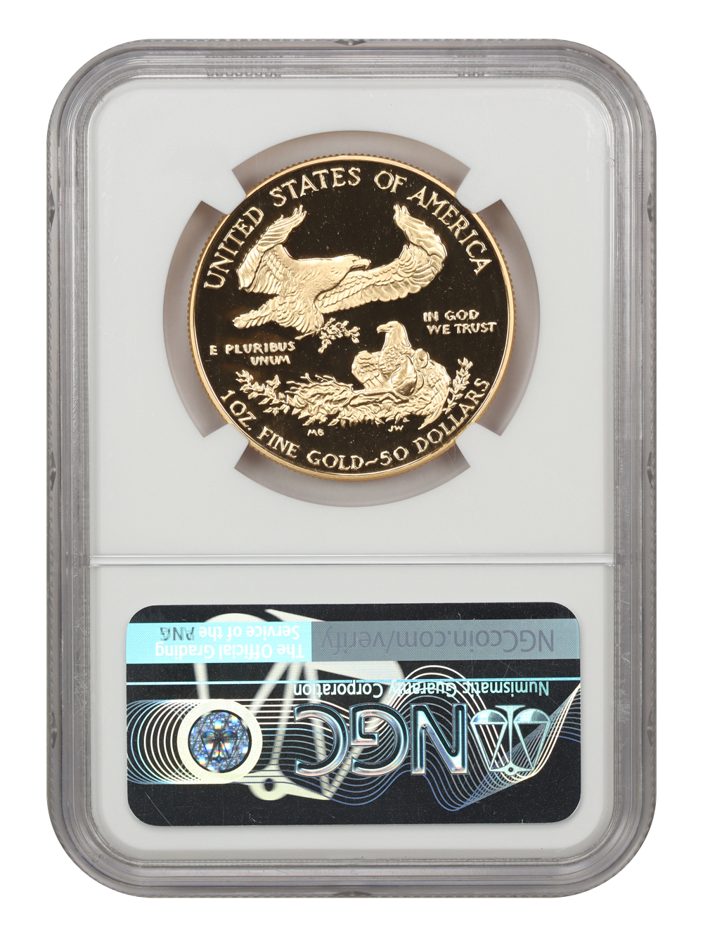 1991-W G$50  Gold Eagle PR DCAM PR70 DCAM thumbnail 5