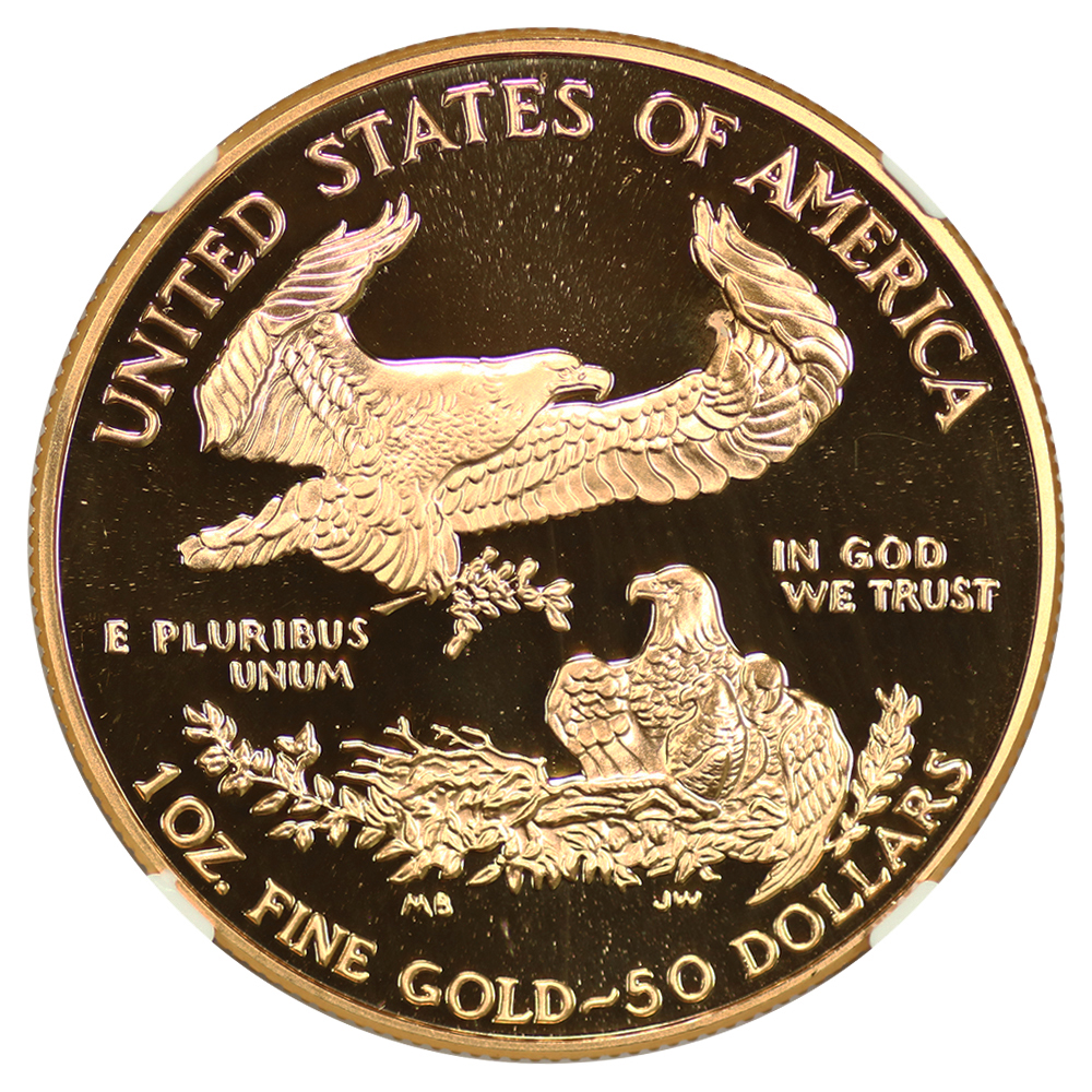 1999-W G$50  Gold Eagle PR DCAM OGP thumbnail 3