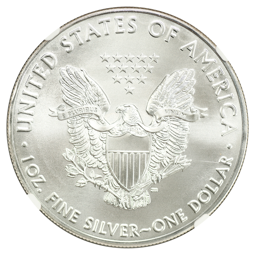 2020-(P) $1  Silver Eagle MS66 thumbnail 15