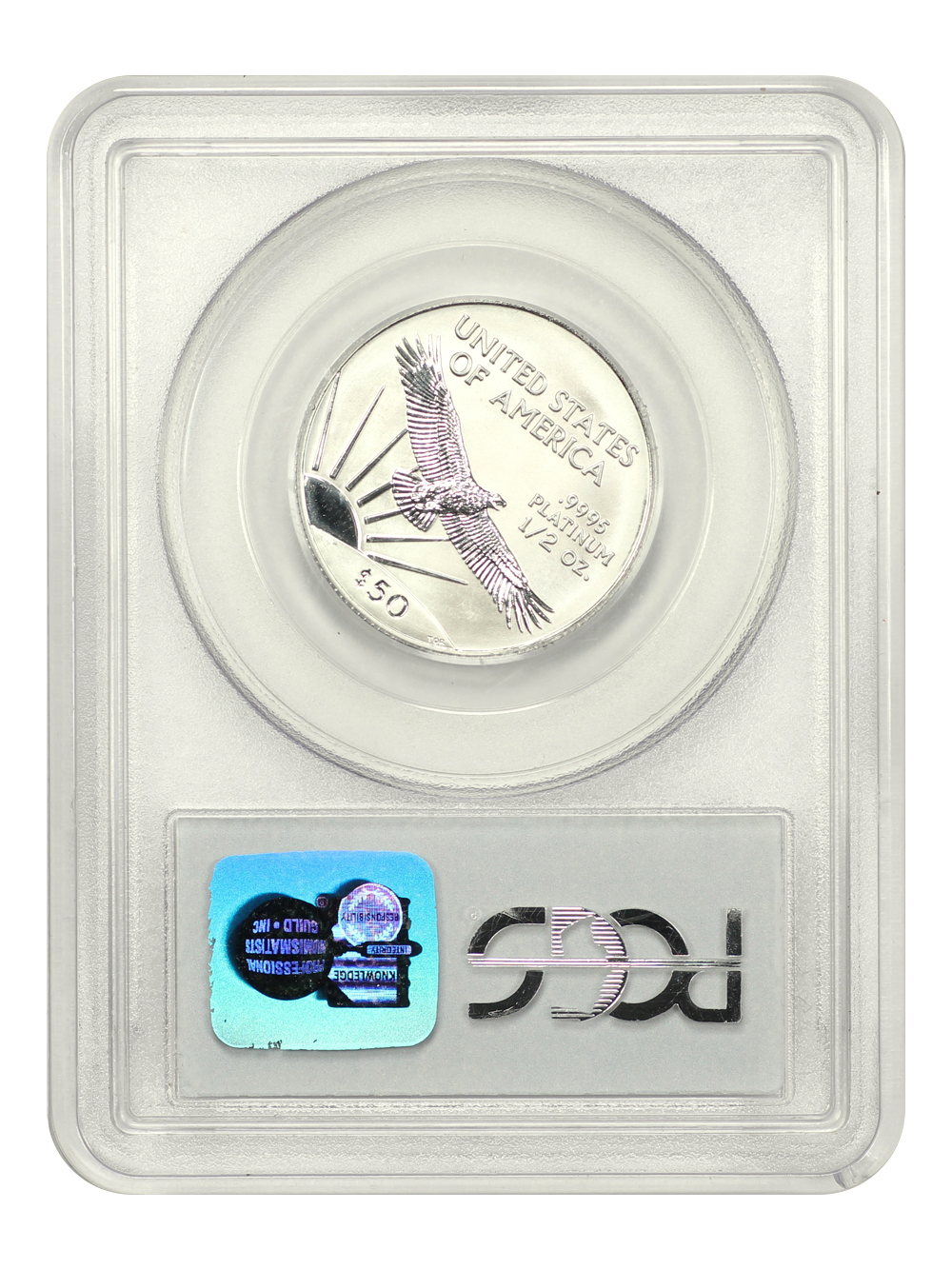 2003 P$50  Platinum Eagle MS65 thumbnail 4