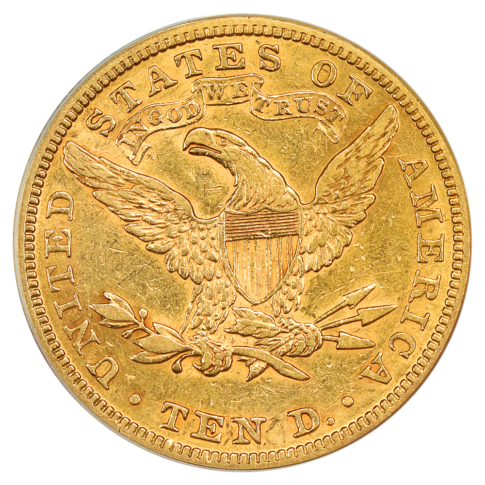 1882 $10 VG10 CAC thumbnail 10