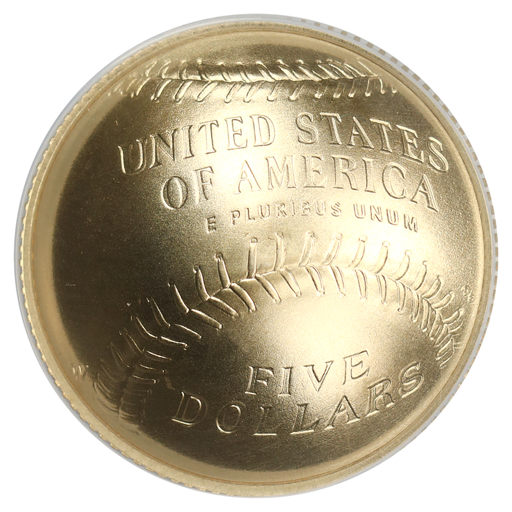 2014-W G$5  Baseball Hall of Fame MS67 thumbnail 17