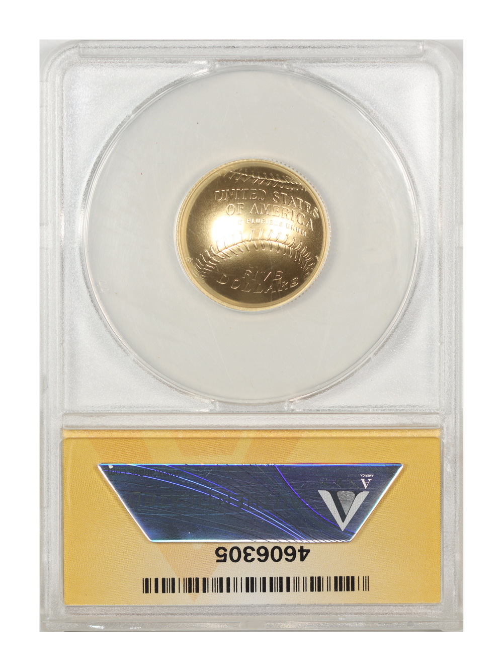 2014-W G$5  Baseball Hall of Fame MS67 thumbnail 19