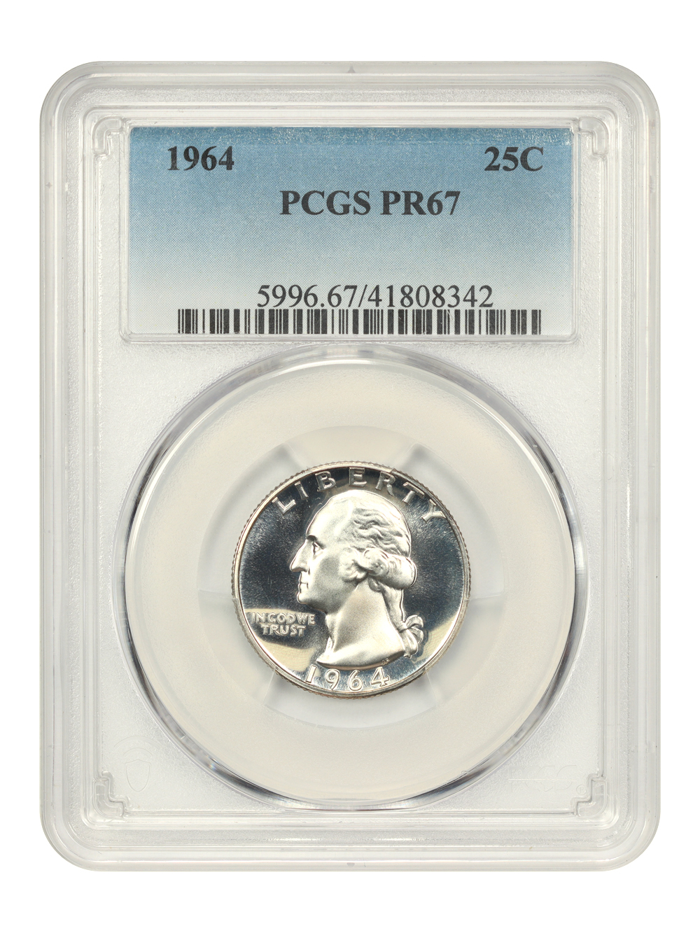 1964 25c PR62 thumbnail 13