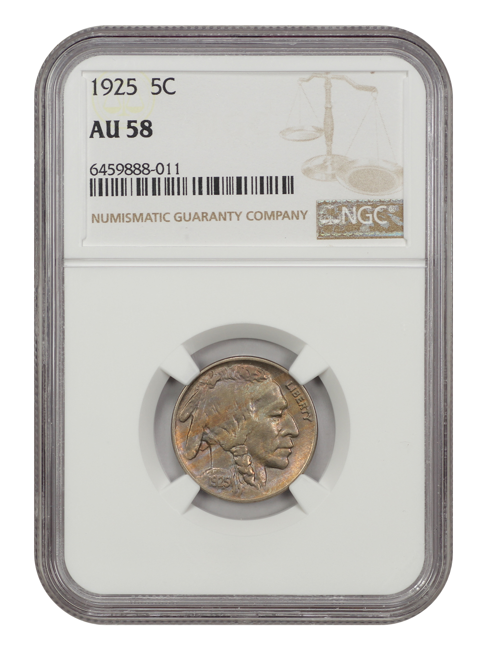 1925 5c MS61 CAC thumbnail 16