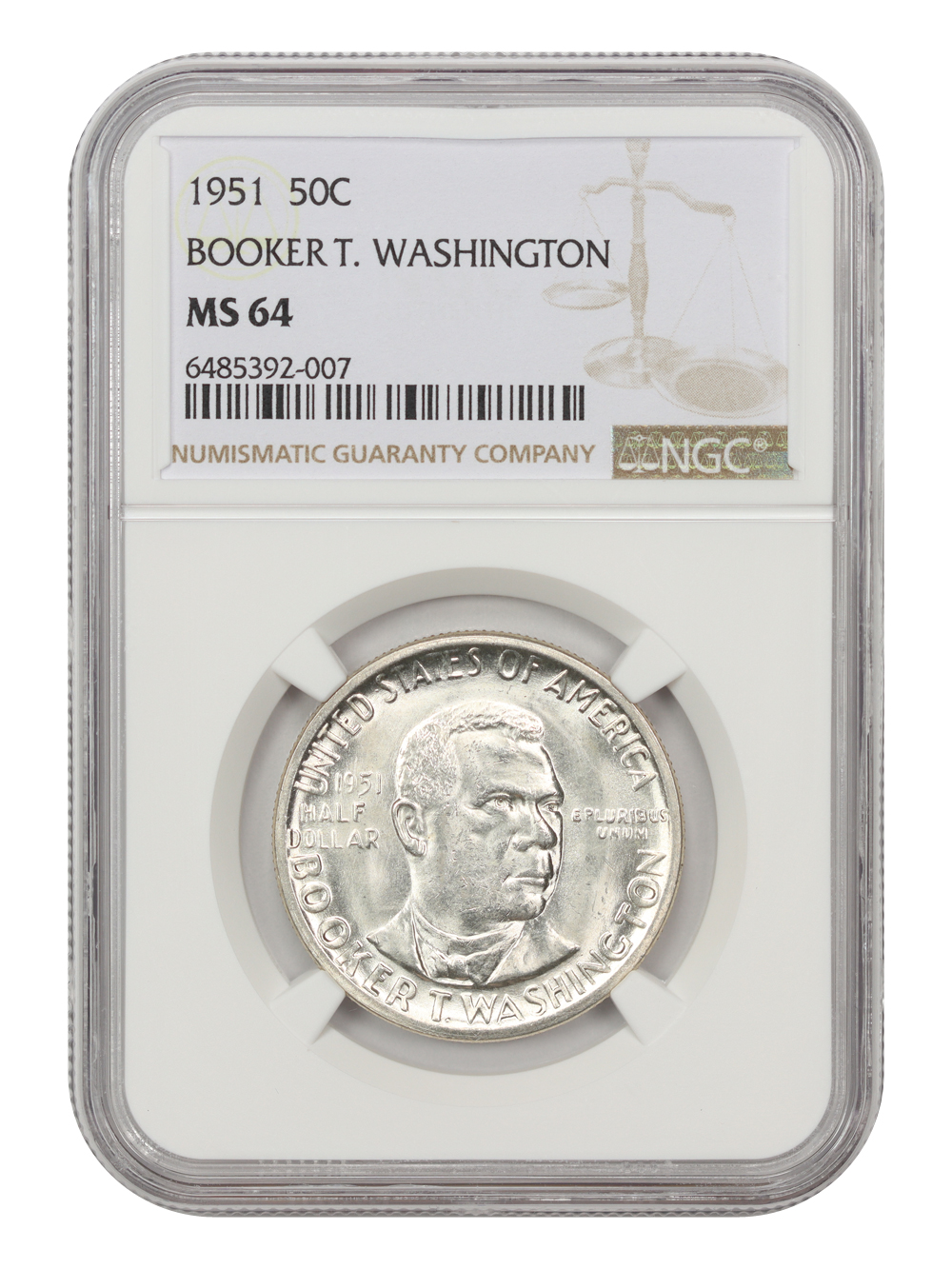 1951 50c Booker T. Washington VF35 thumbnail 14