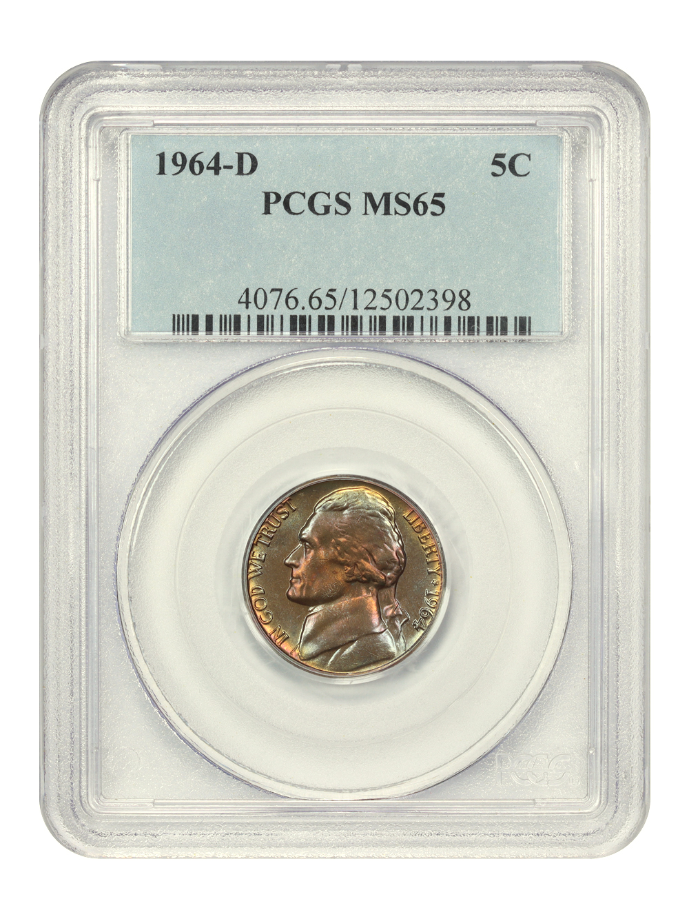 1964-D 5c MS65 thumbnail 4