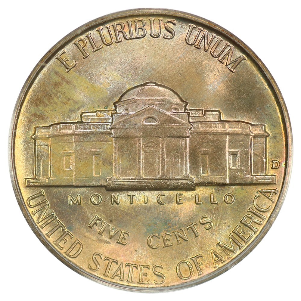 1939-D 5c Reverse of 1940 XF40 thumbnail 20