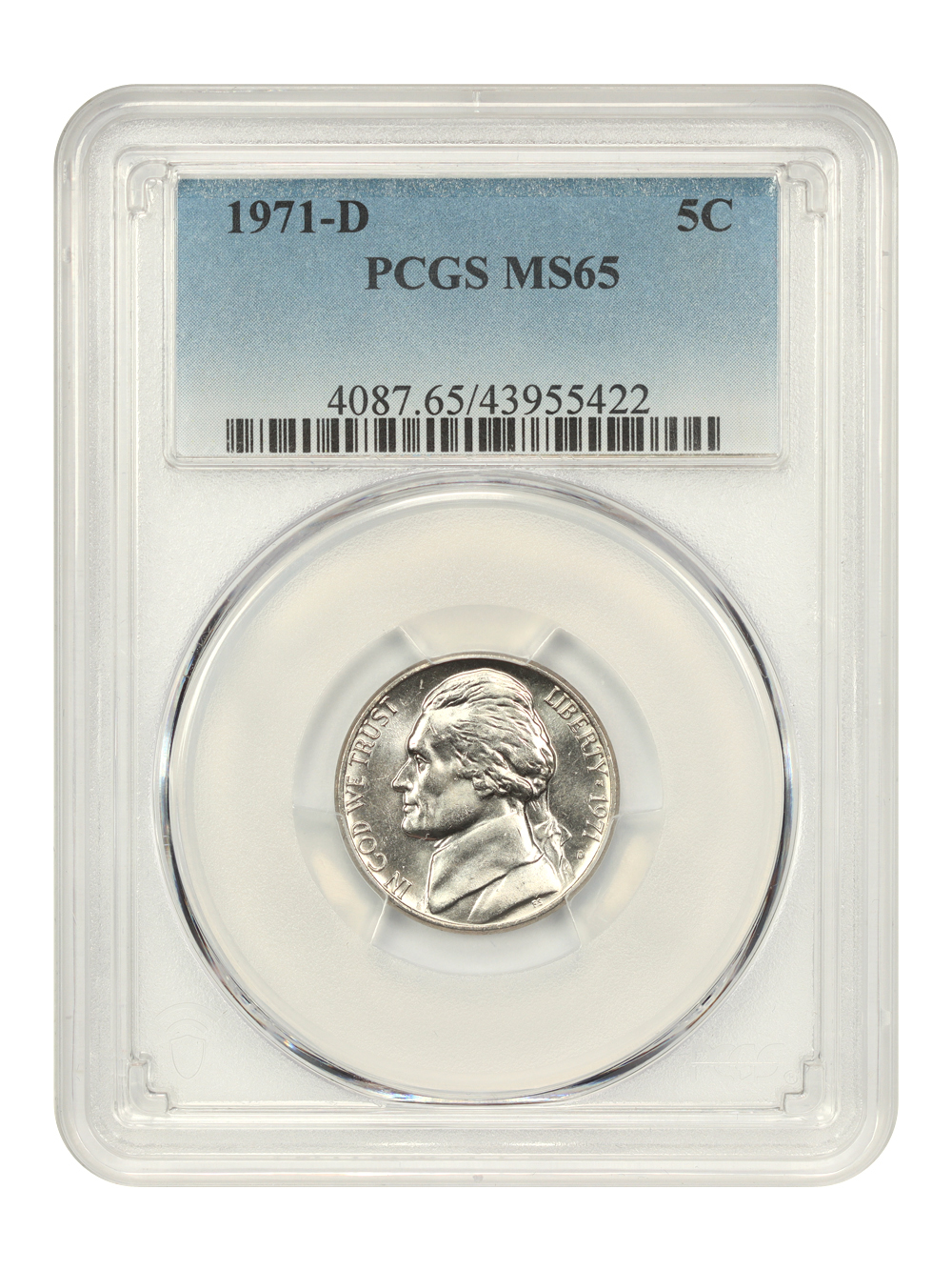 1971-D 5c OGP thumbnail 7