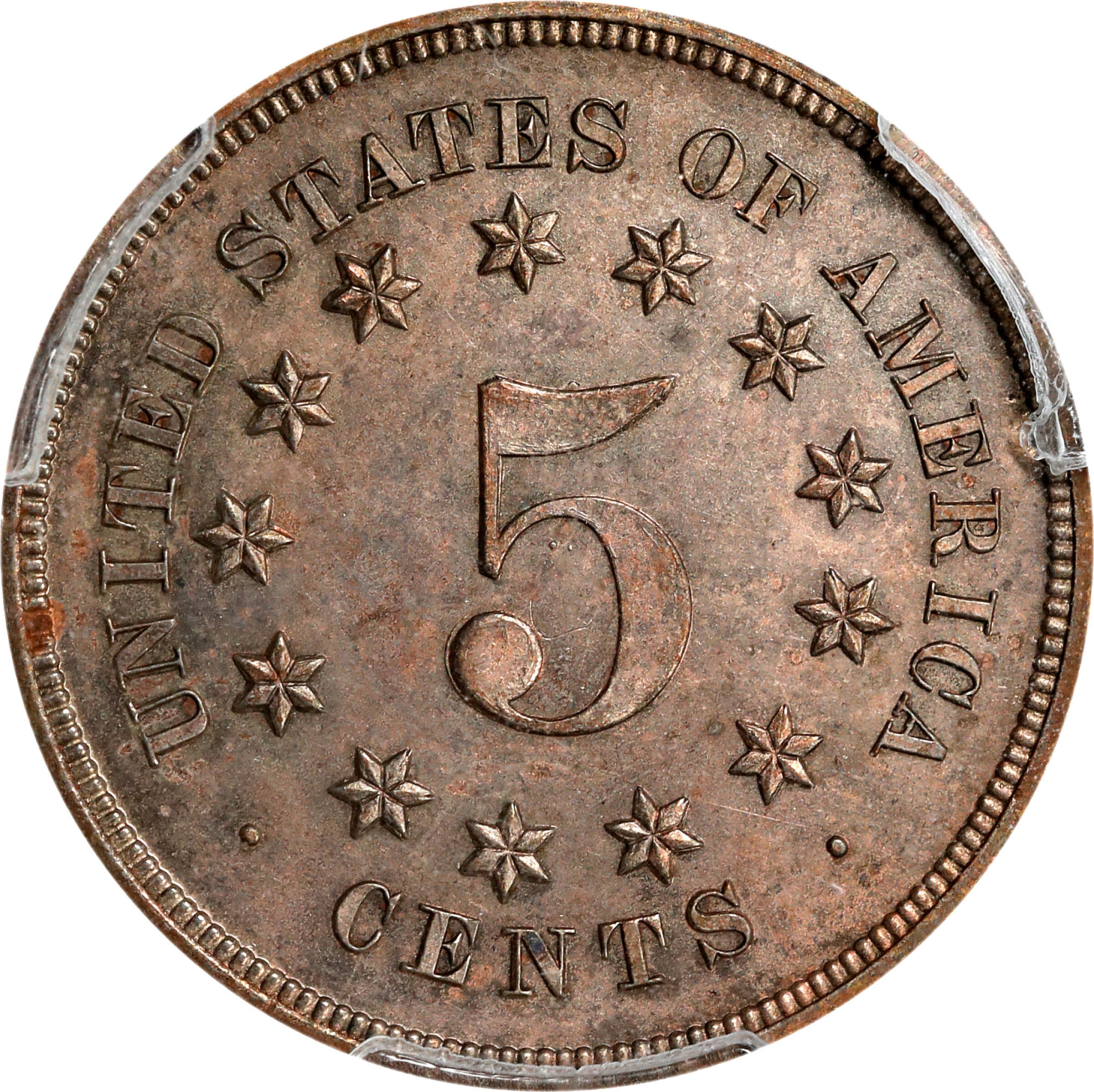 1867 5c No Rays, Pattern Reverse, FS-1902 PR thumbnail 9