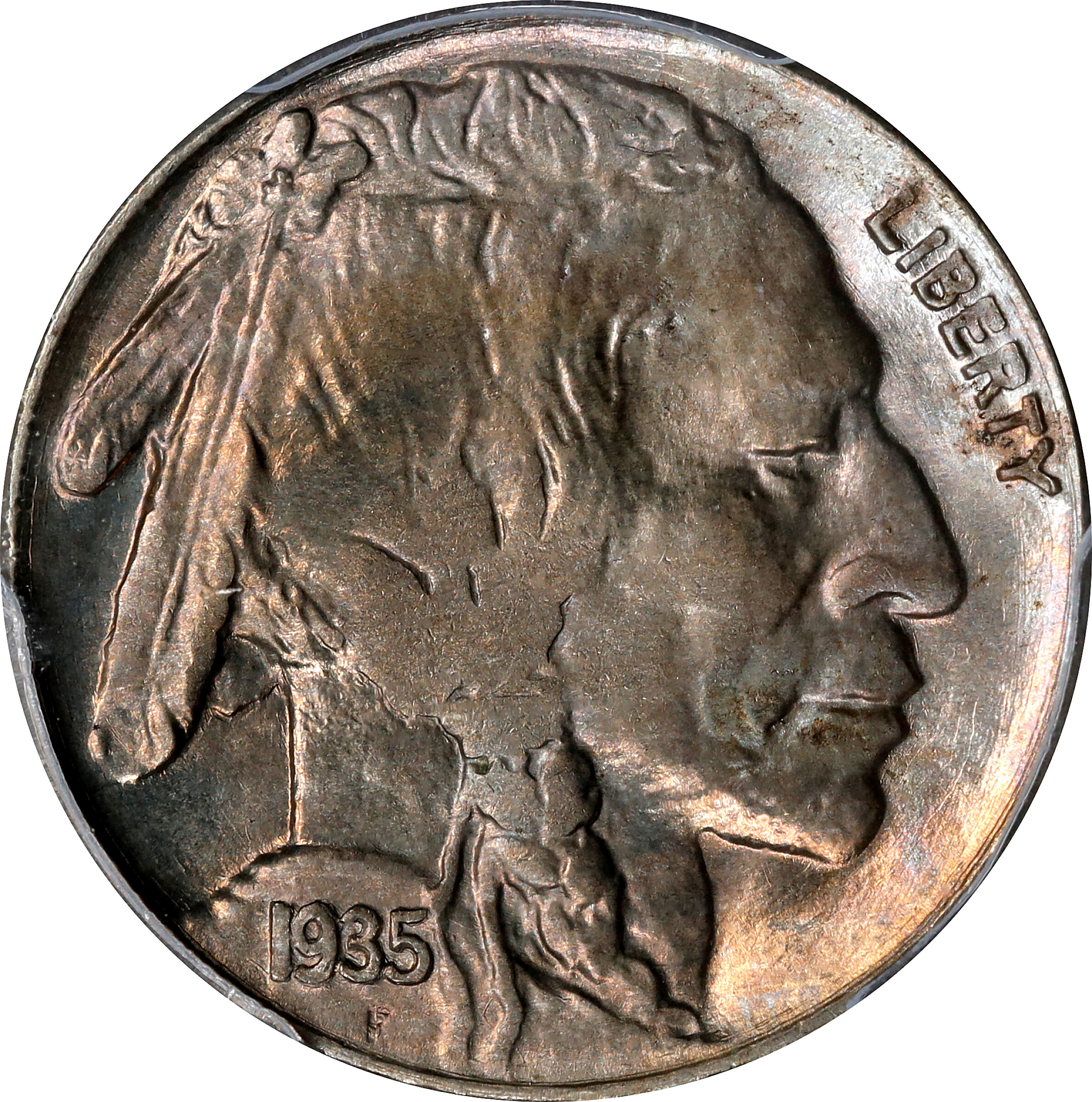 1935-S Buffalo Nickel. MS-64+ (PCGS).