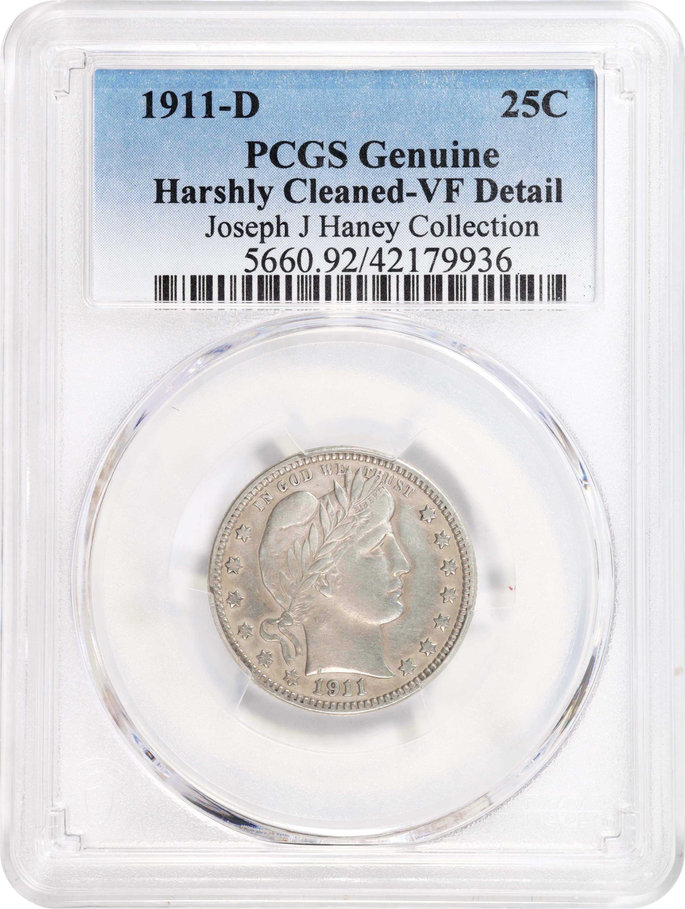 1911-D 25c AG2 thumbnail 3