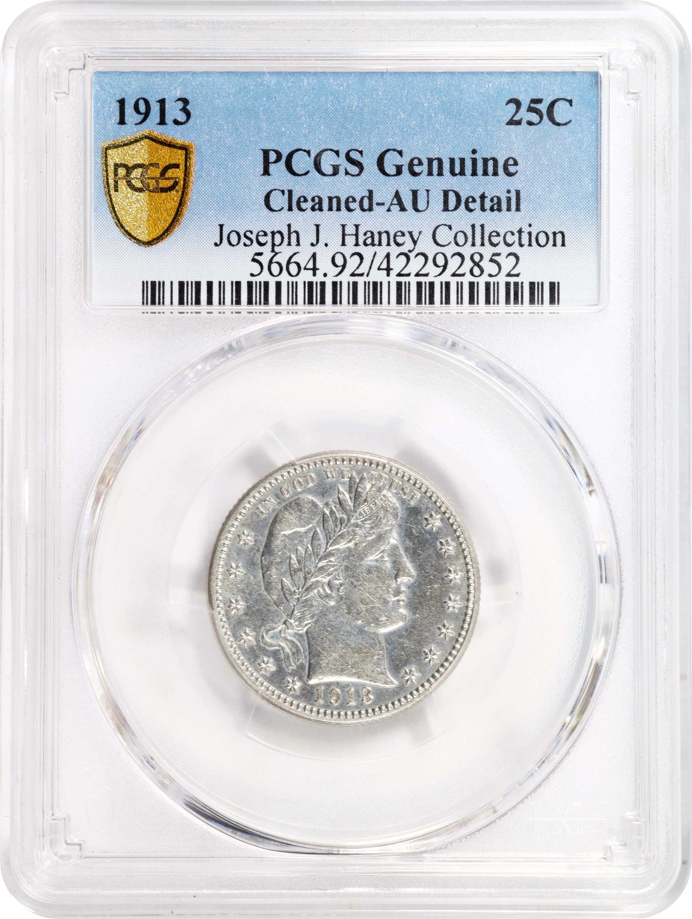 1913 25c AG2 CAC thumbnail 3