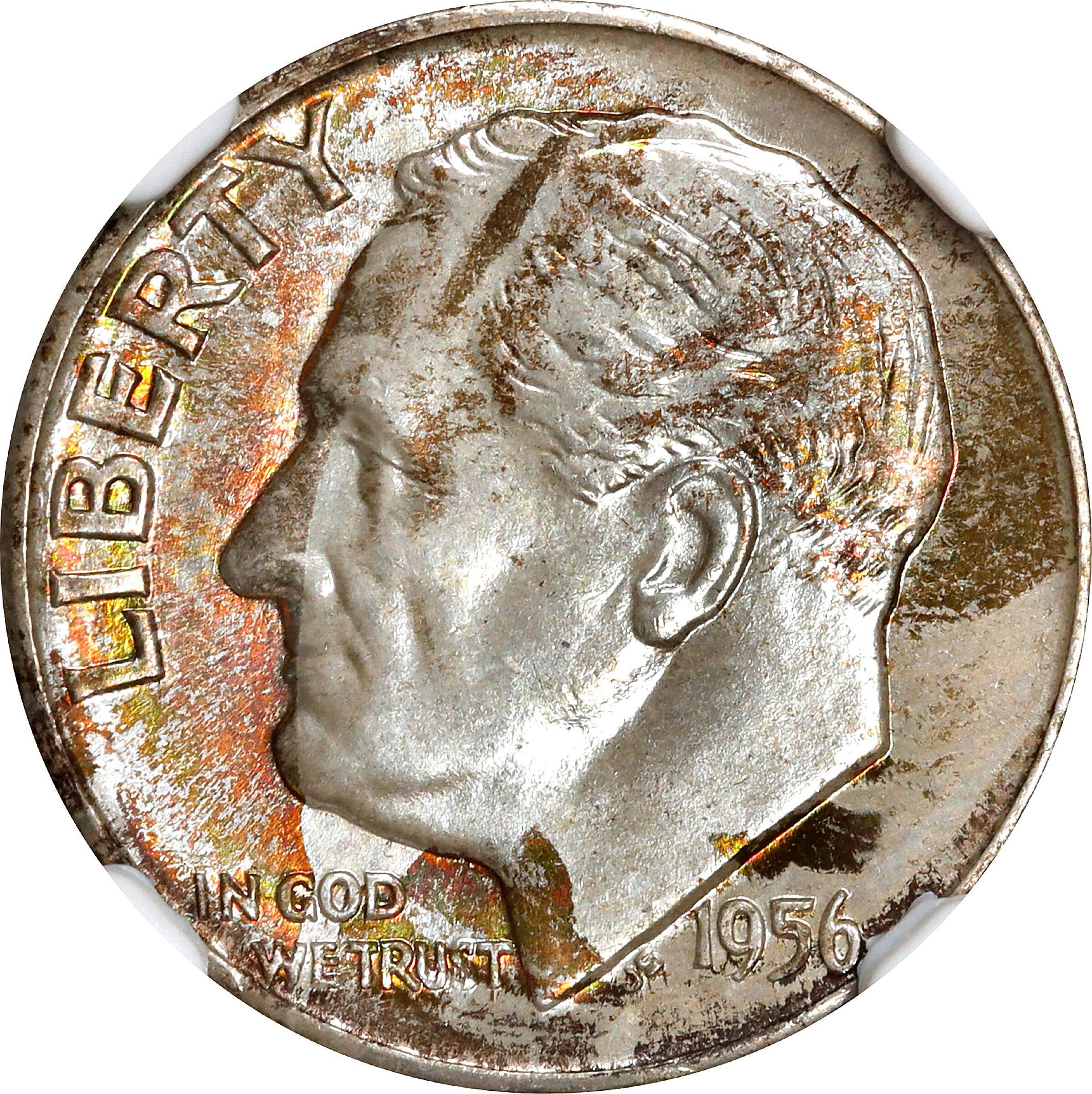 1956-D Roosevelt Dime. MS-67 FT (NGC).