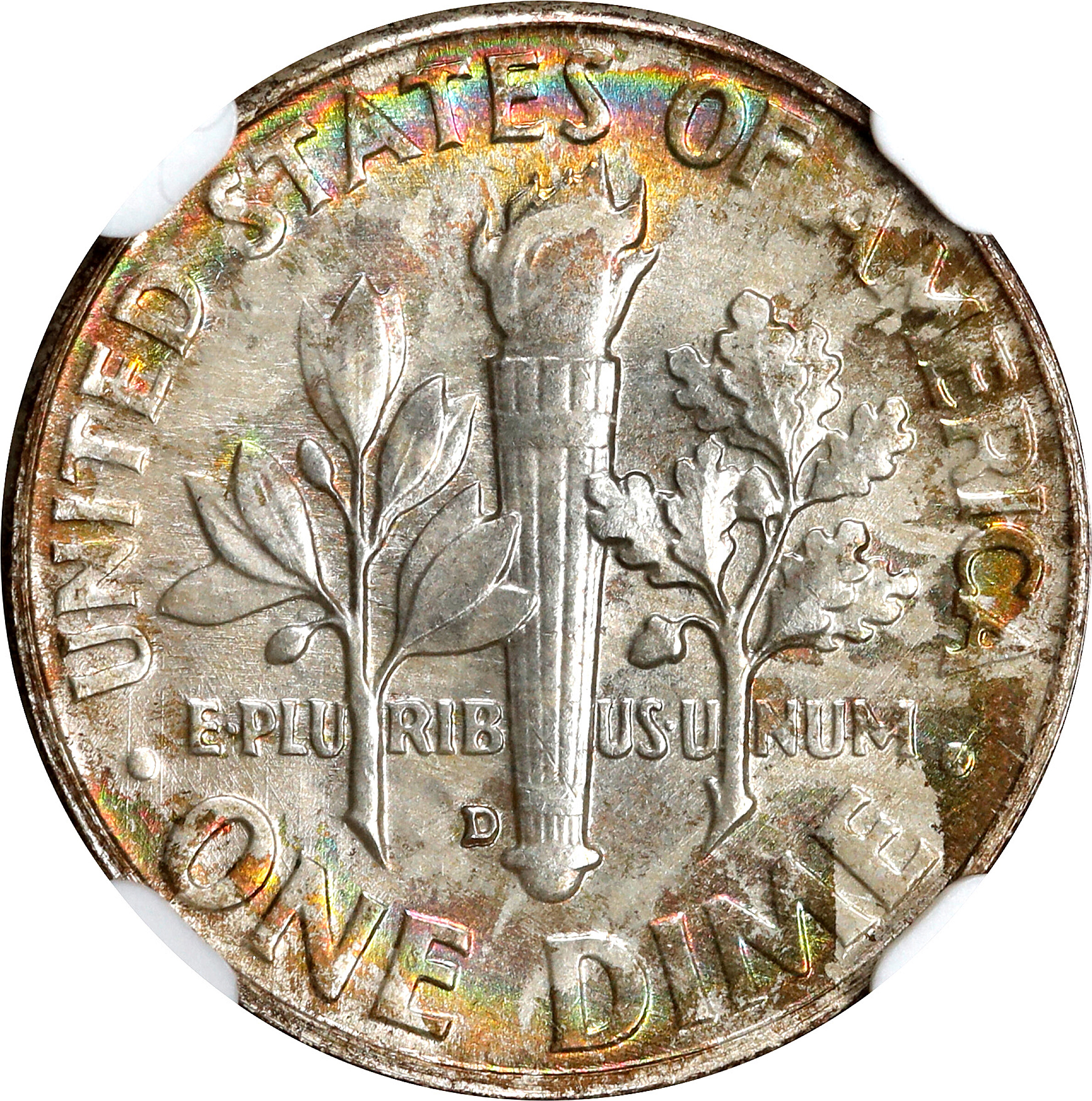 1956-D 10c MS FB MS67 FB CAC thumbnail 8