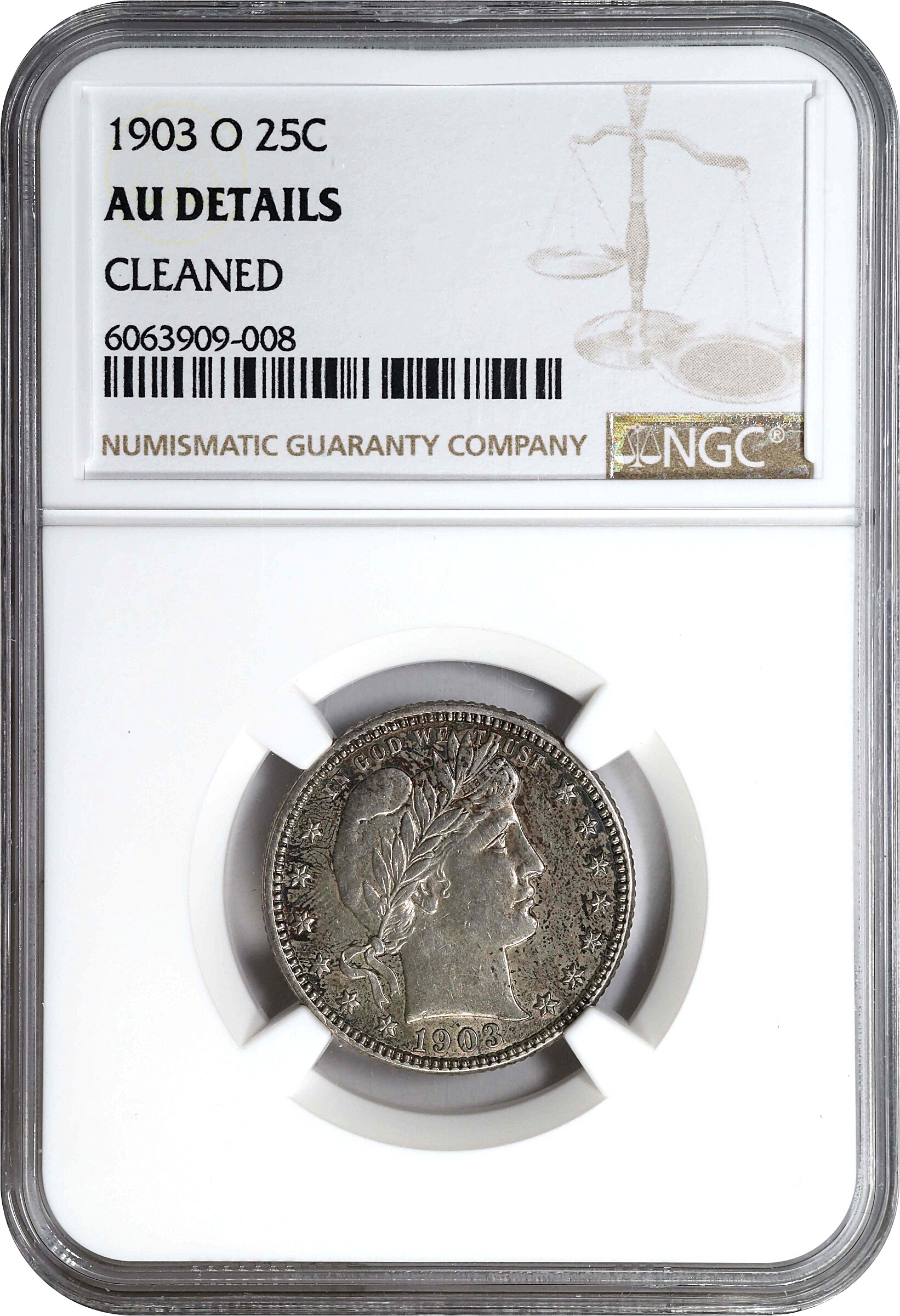 1903-O 25c AG2 CAC thumbnail 3