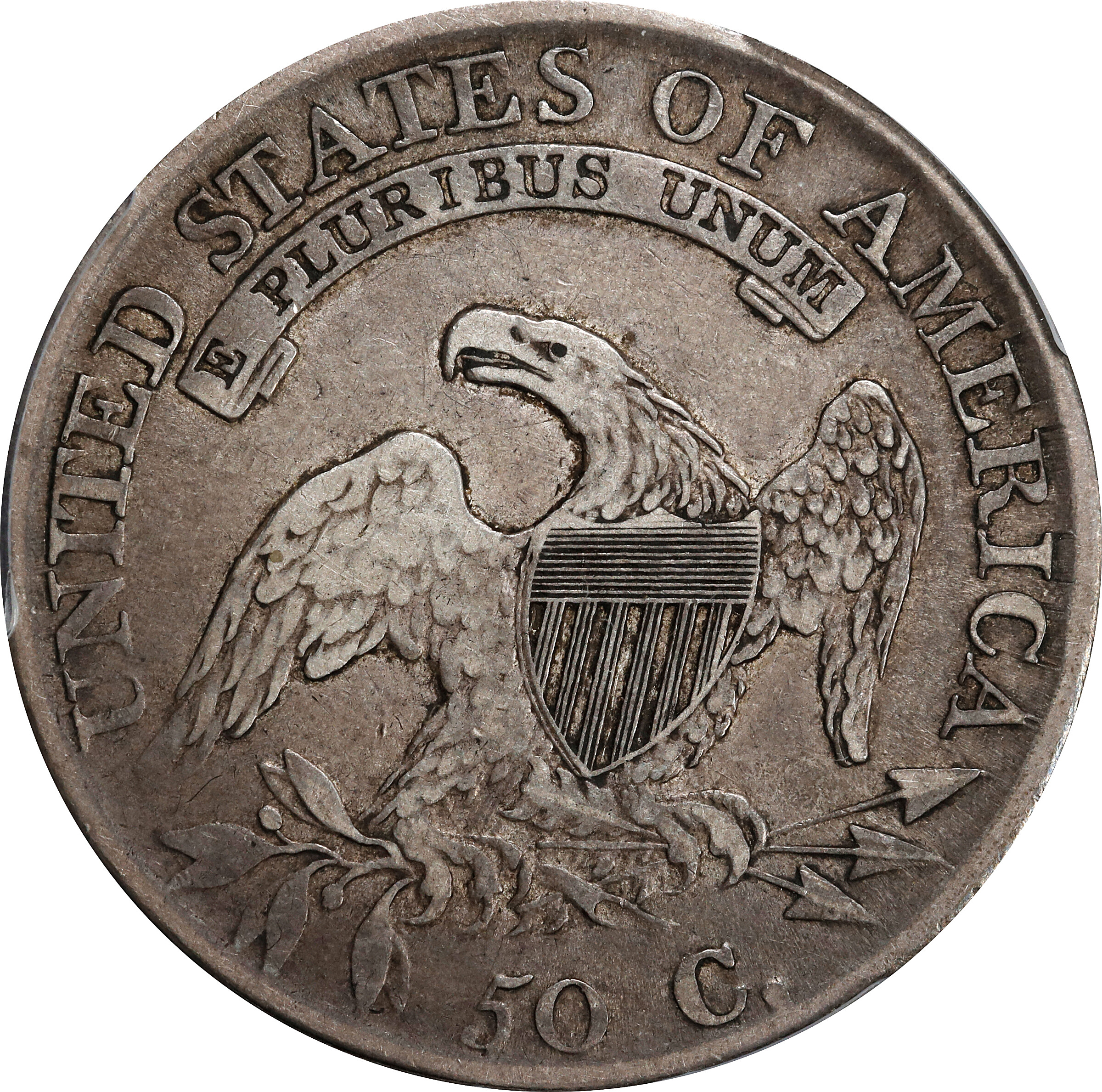 1811 50c Small 8, O-111 VG10 CAC thumbnail 11