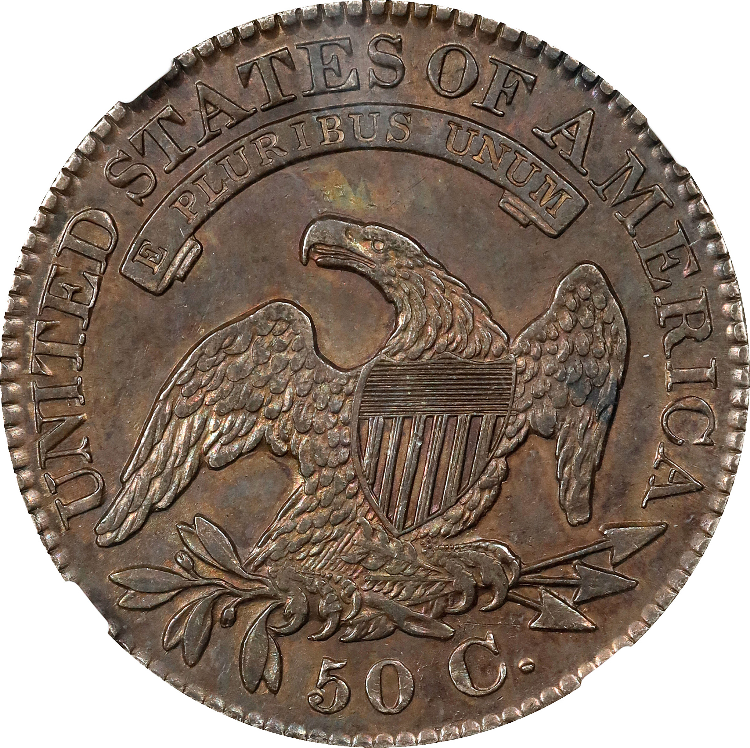 1827 50c Square Base 2, O-143 VF20 thumbnail 10