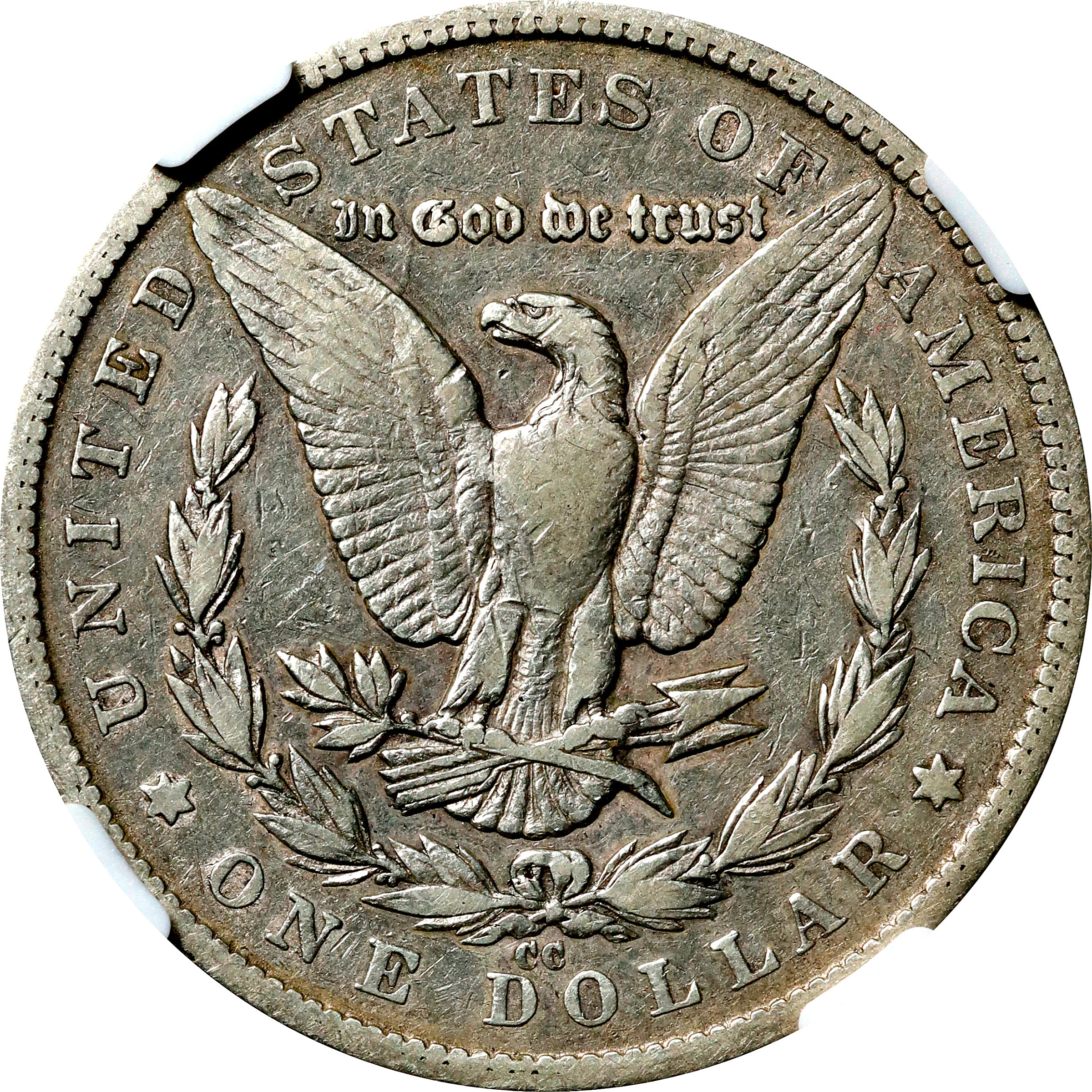 1879-CC Morgan Silver Dollar, Affordable Circulated Coin, Store #13588