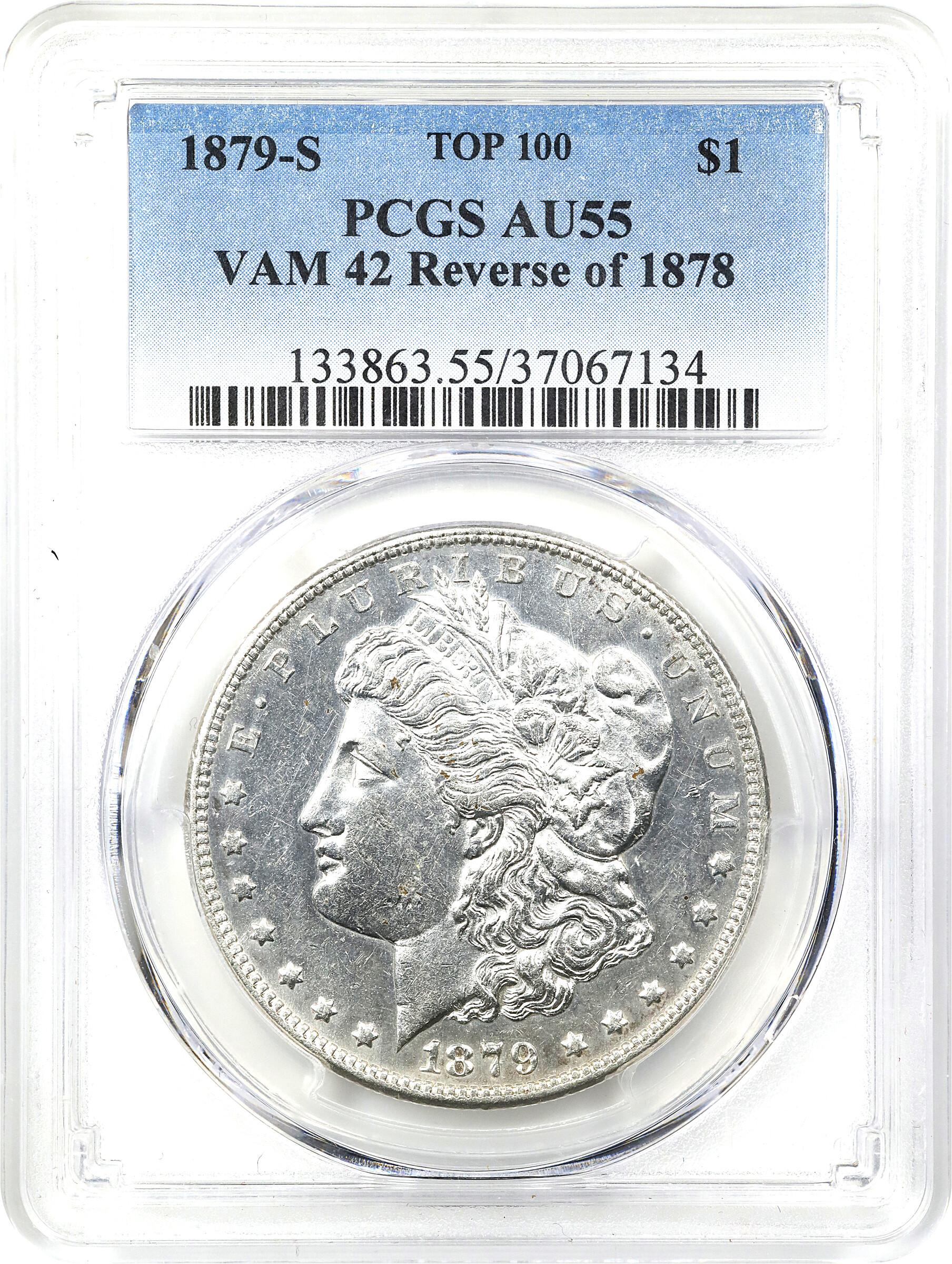 1879-S $1  Reverse of 1878, VAM-42 F12 thumbnail 24