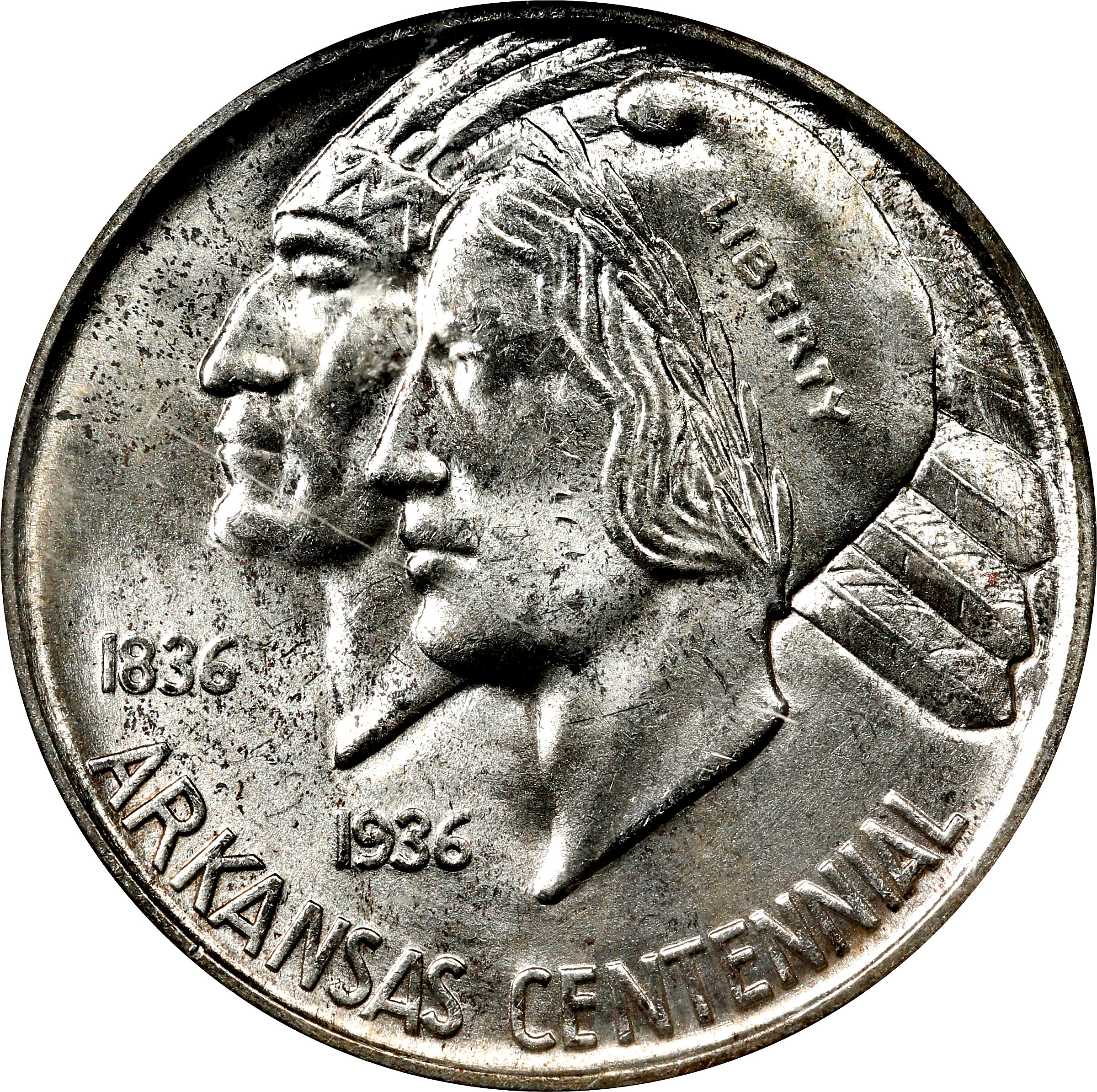 1939-S Arkansas Centennial. MS-62 (PCGS). OGH.