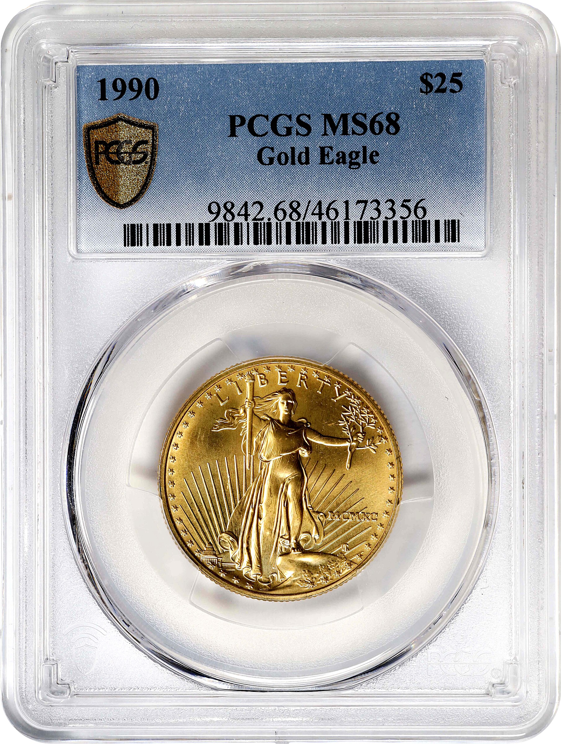 1990 $25  Gold Eagle MS68 thumbnail 6