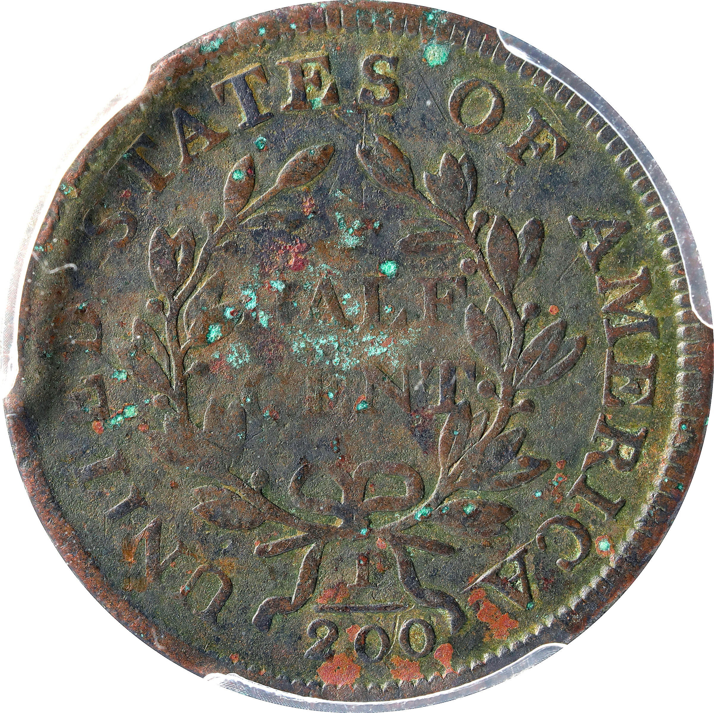 1805 1/2c Small 5, Stems, C-3 MS BN thumbnail 13