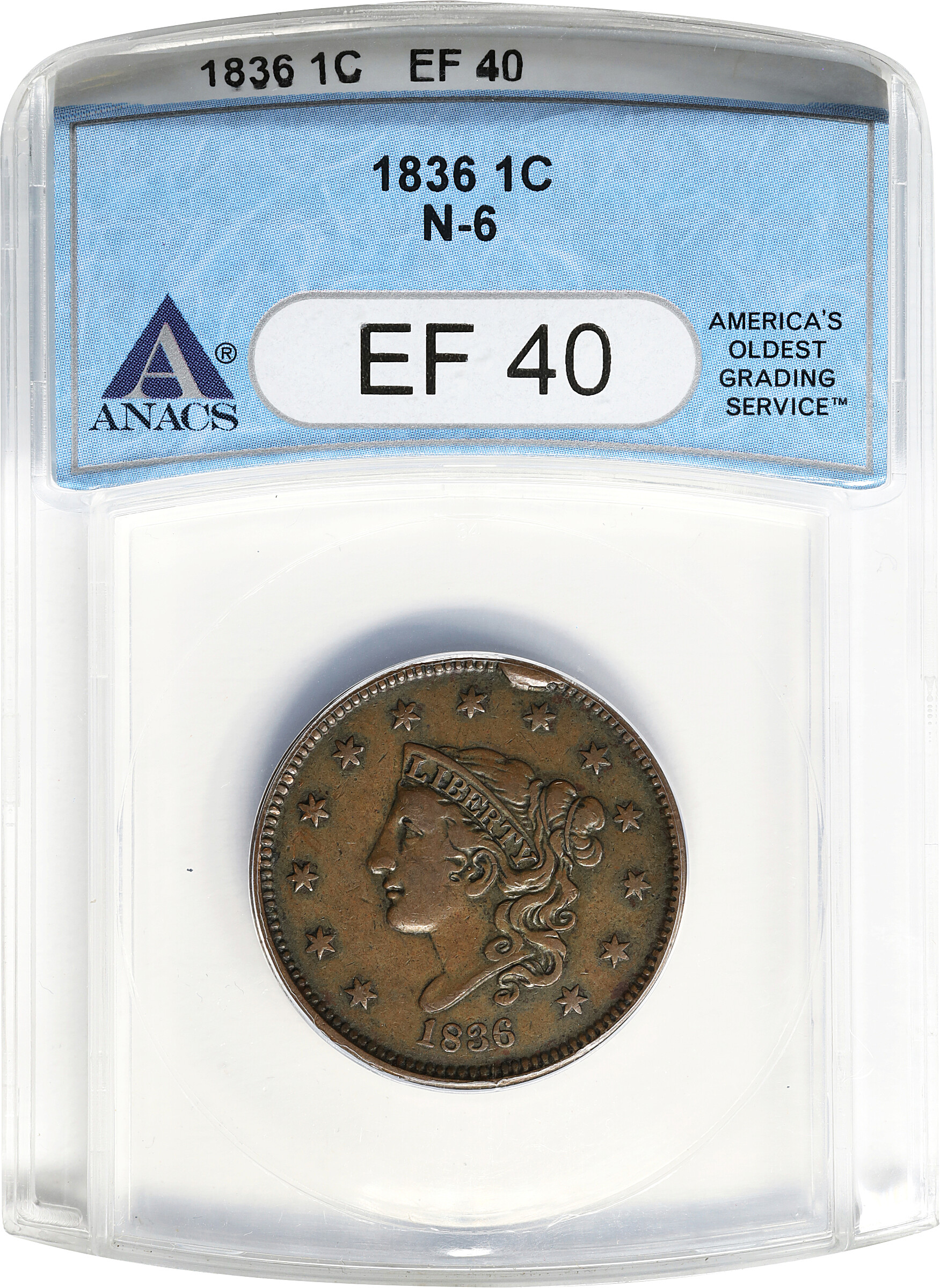 1836 1c N-6 MS BN VG10 BN CAC thumbnail 13