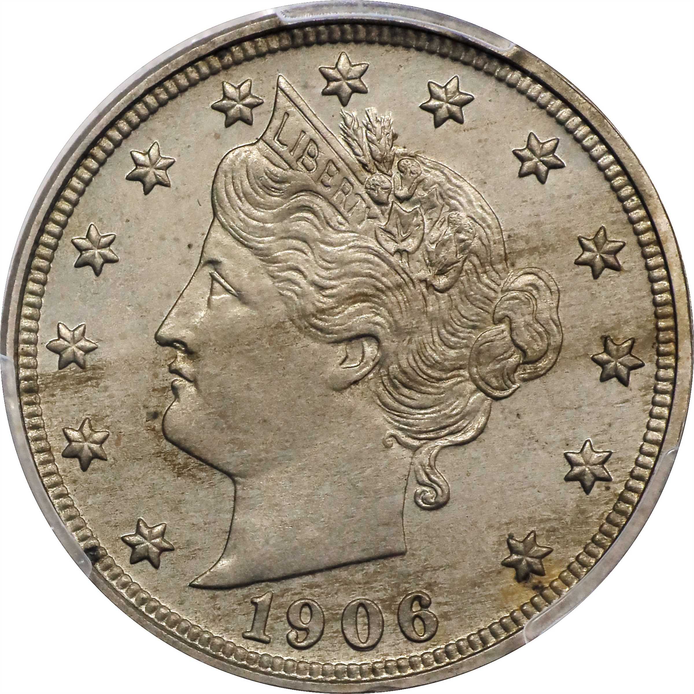 1906 Liberty Head Nickel. Proof. Unc Details--Stained (PCGS).