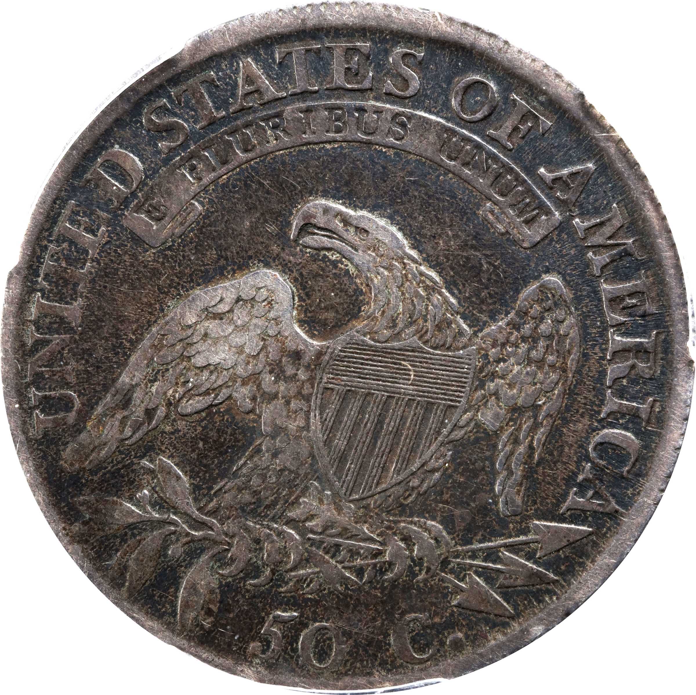1811/10 50c Punctuated Date, O-101 G6 CAC thumbnail 6