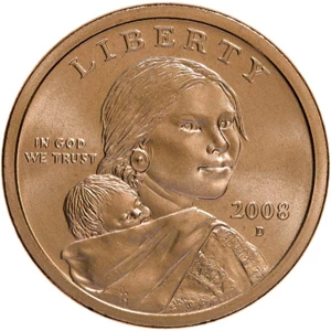image for: 2008-D Sacagawea $1 MS Satin Finish (394946)