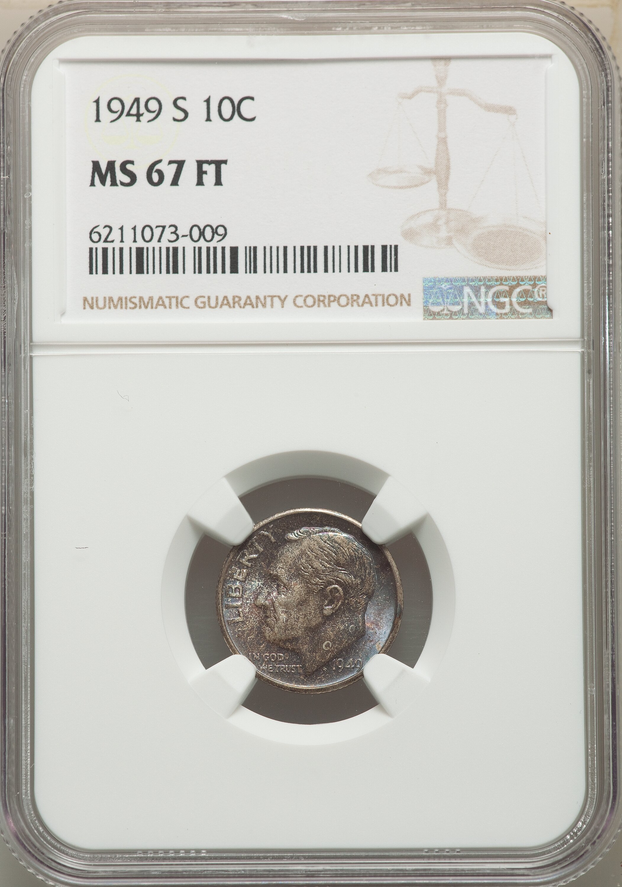 1949-S 10c MS FB MS67 FB CAC thumbnail 16