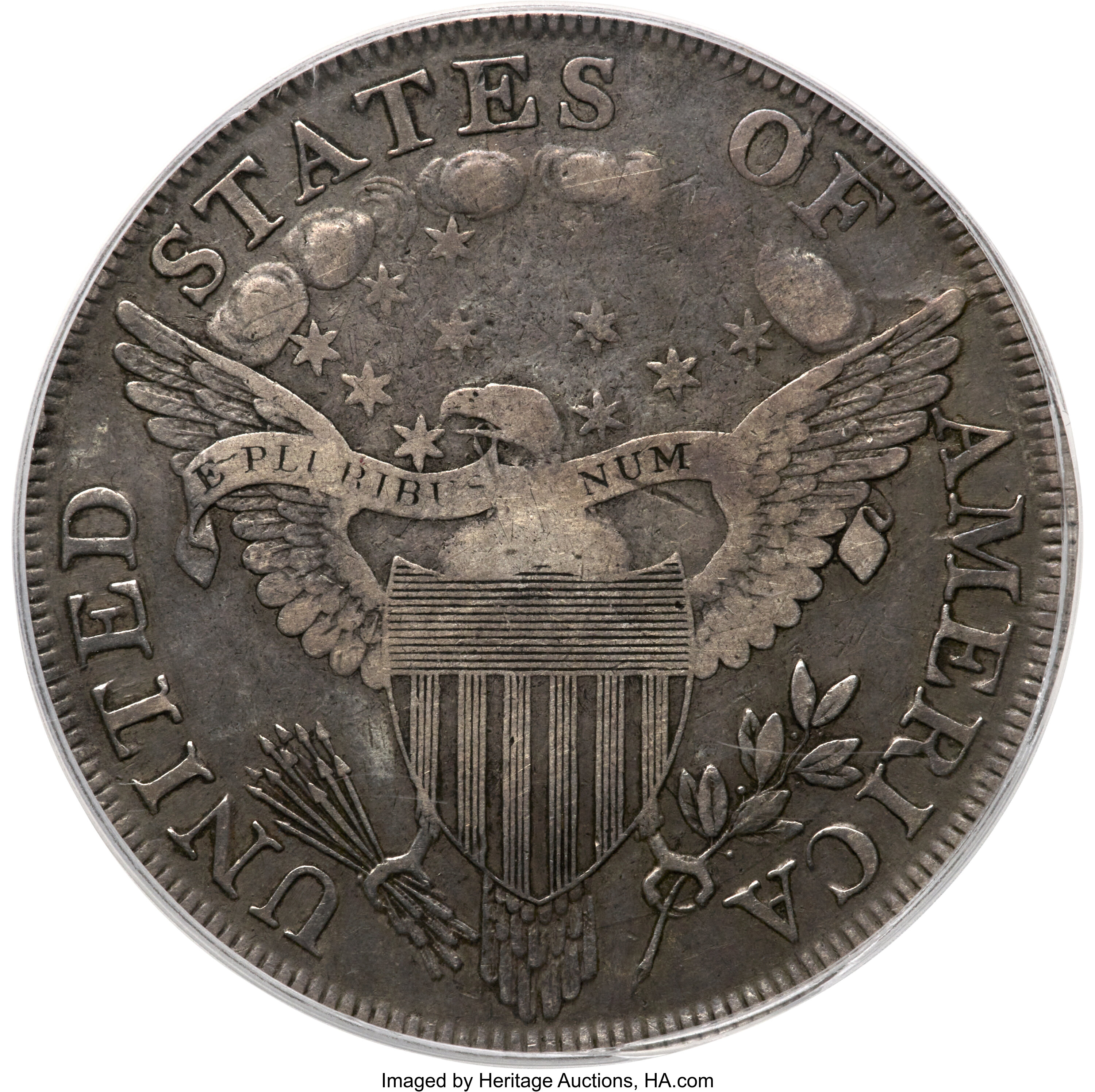 1798 $1  Large Eagle, Pointed 9, Close Date, B-31, BB-115 F15 thumbnail 13