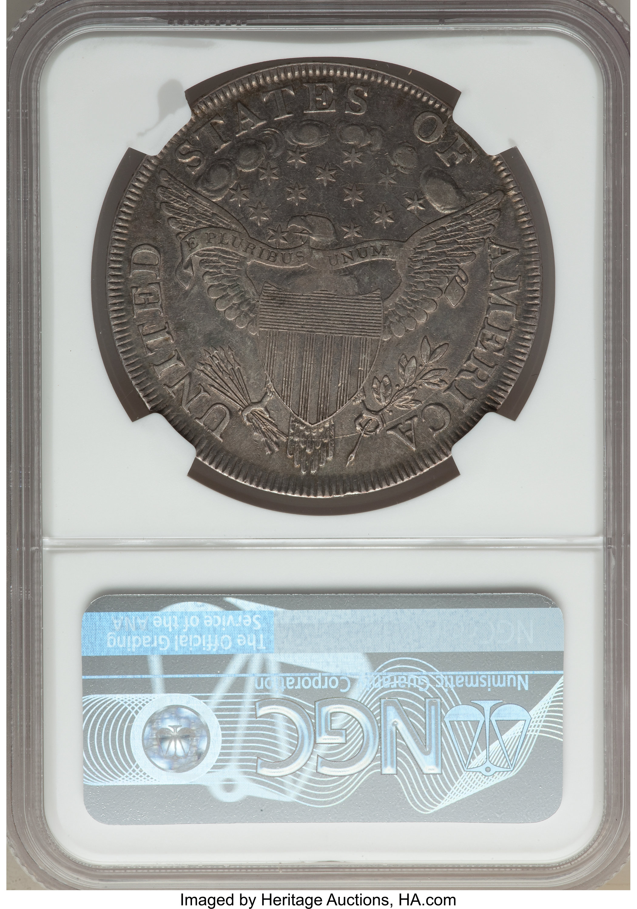 1798 $1  Large Eagle, Pointed 9, Close Date, B-31, BB-115 MS60 thumbnail 23
