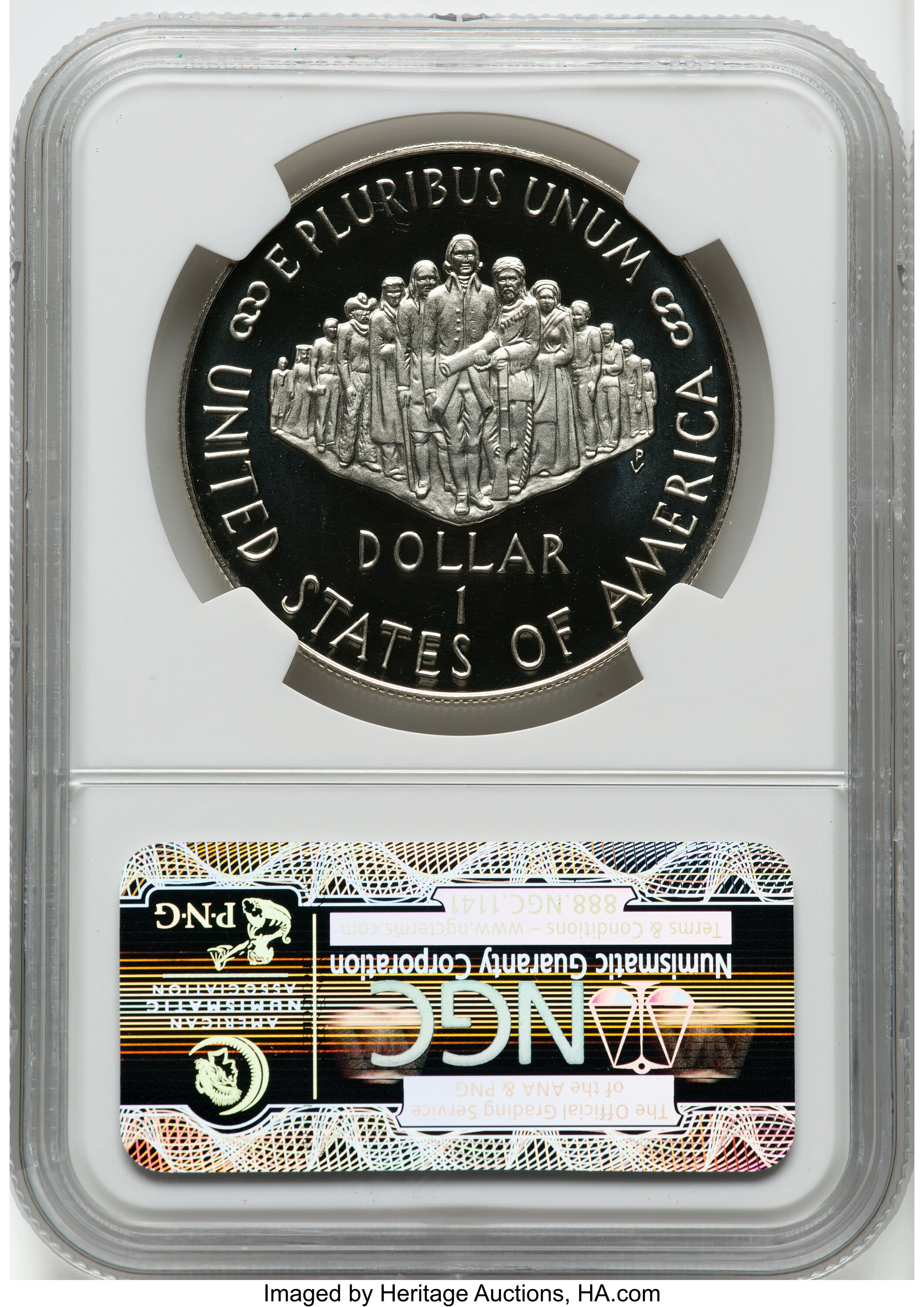 1987-S S$1 Constitution Bicentennial PR DCAM PR70 DCAM thumbnail 5