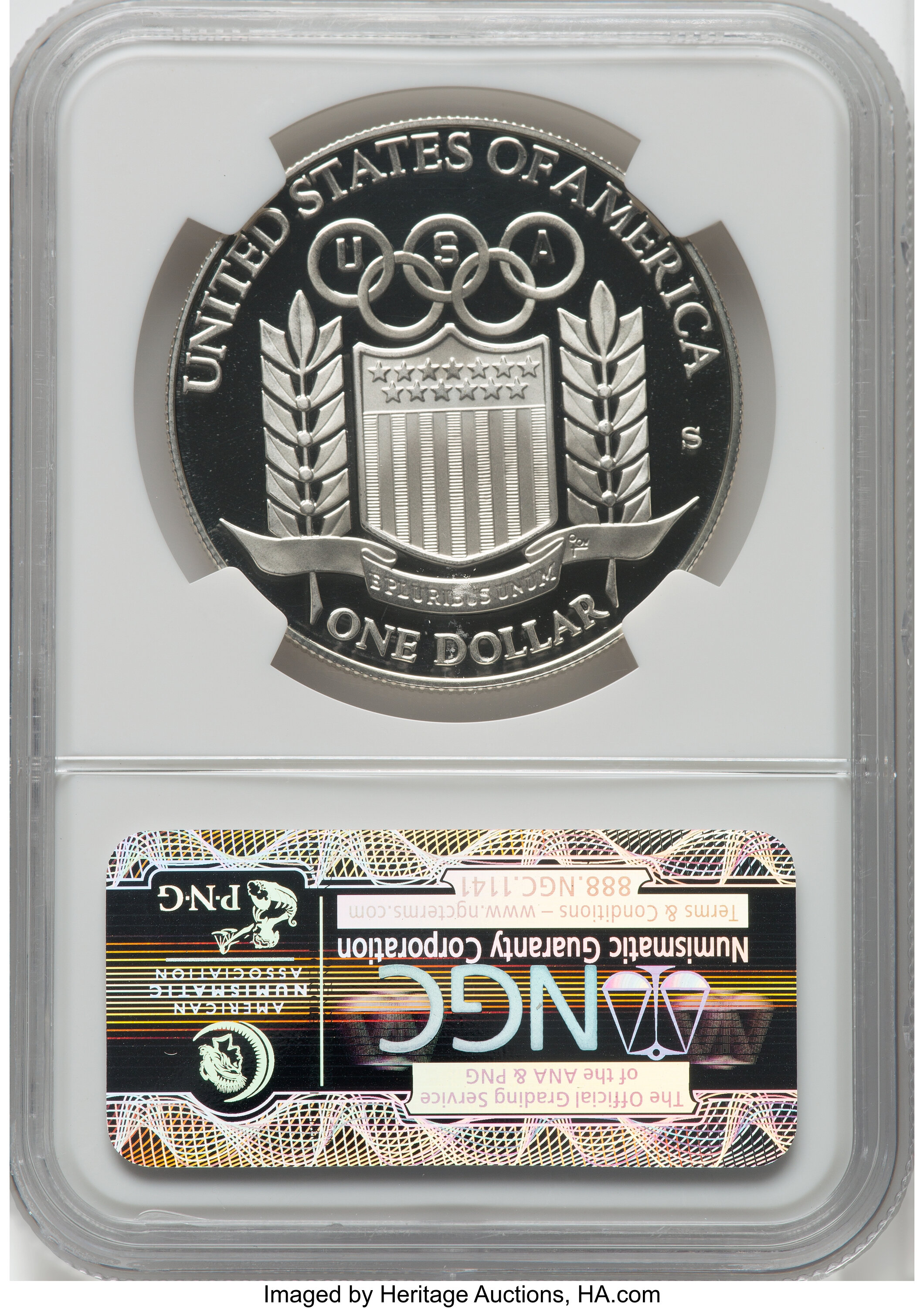 1992-S S$1 XXV Olympics Baseball PR DCAM PR70 DCAM thumbnail 5