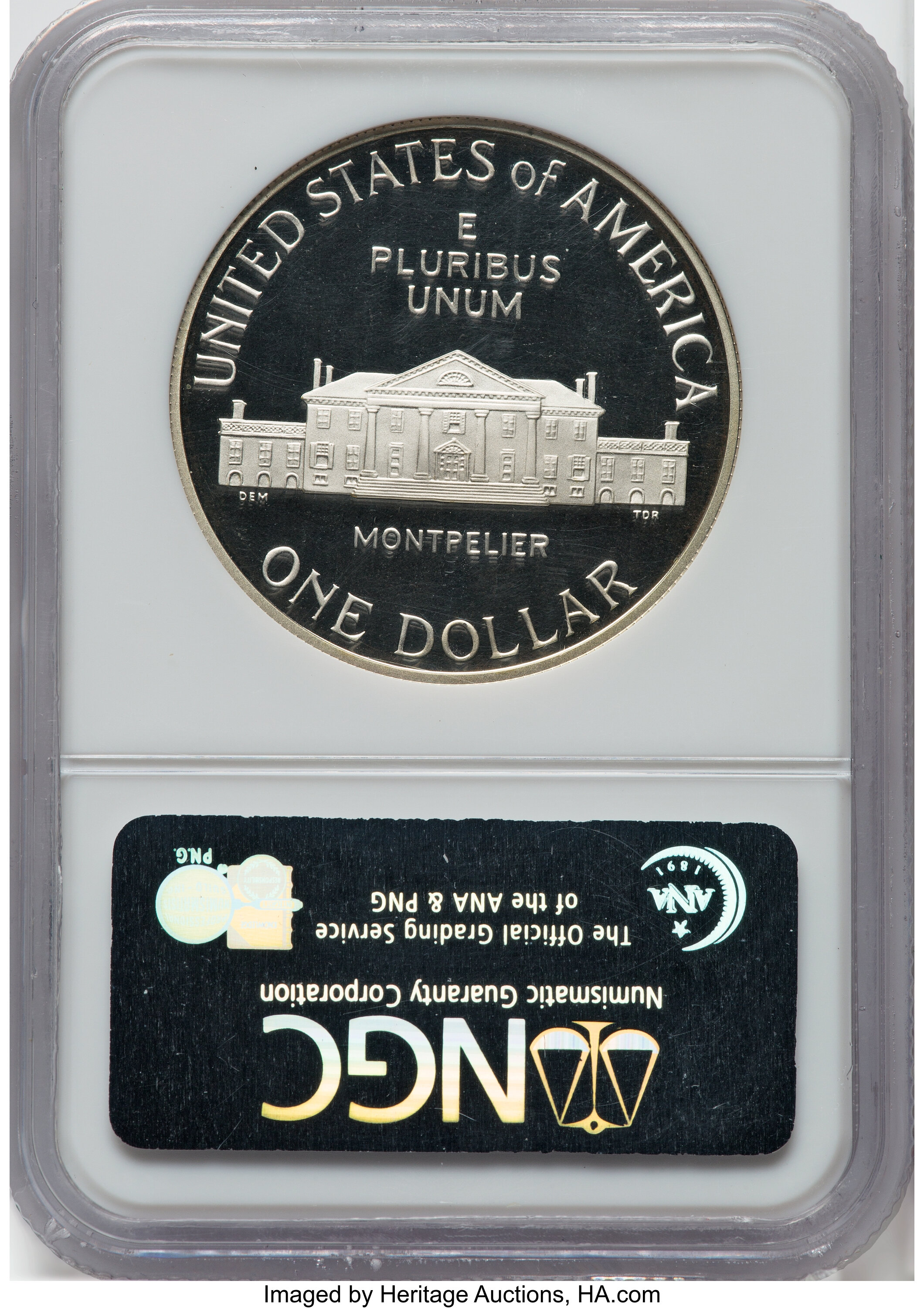 1993-S S$1 James Madison Bill of Rights PR DCAM OGP thumbnail 4