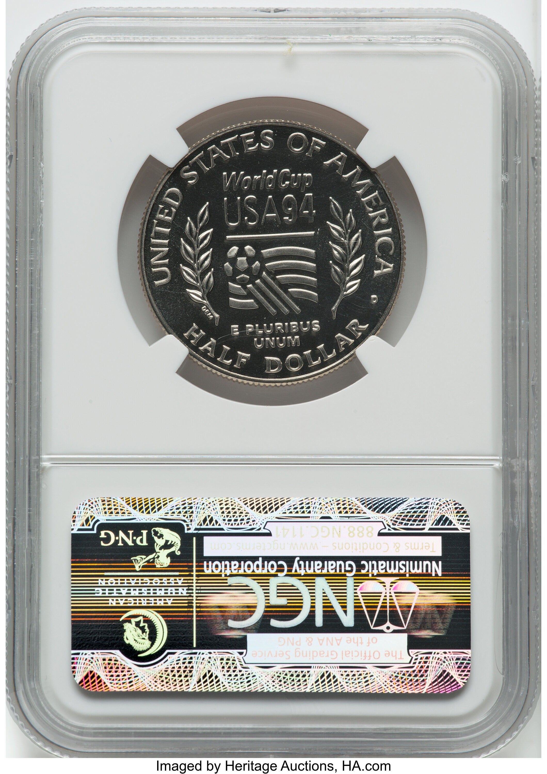 1994-D 50c World Cup Tournament MS70 thumbnail 6