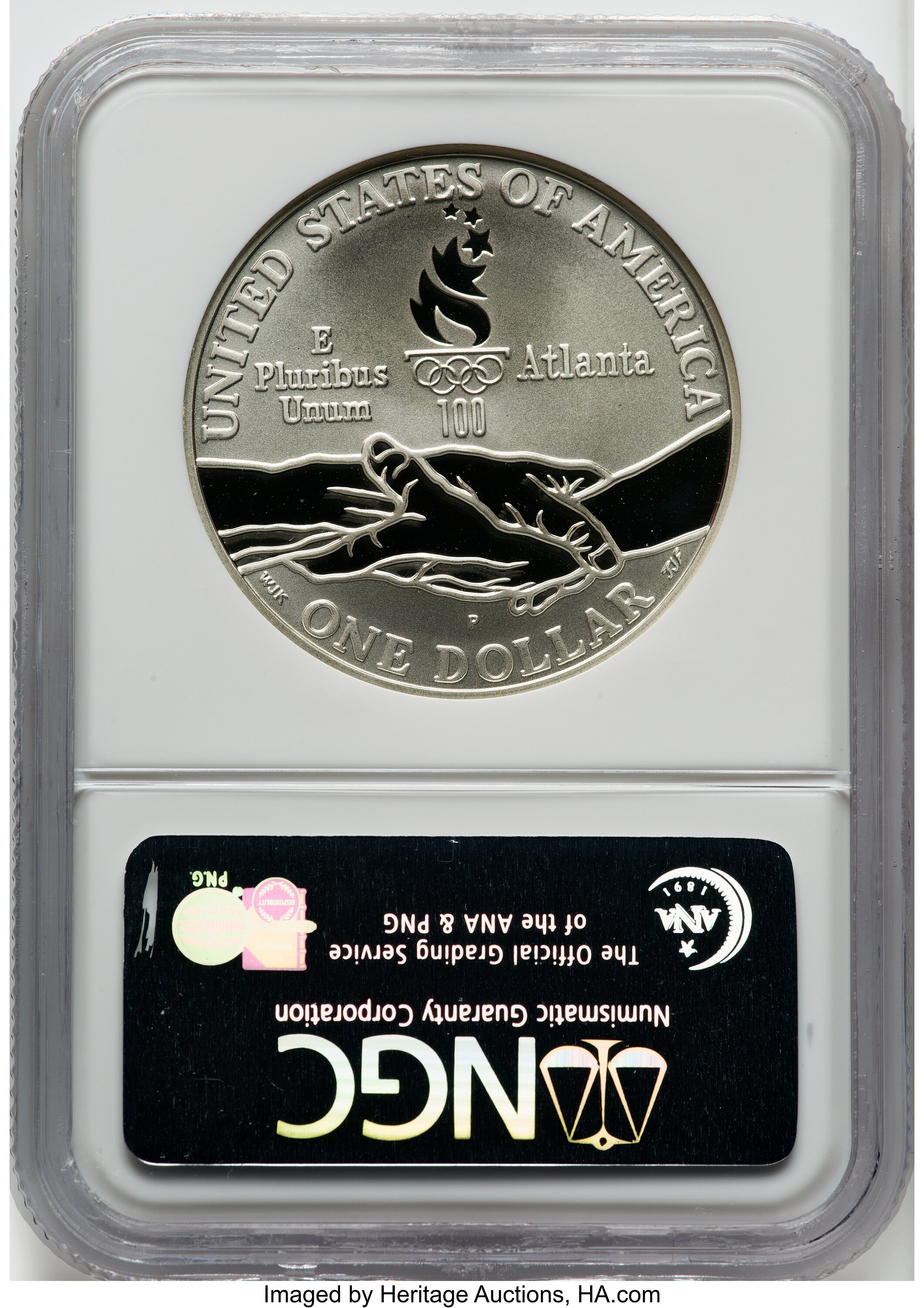 1995-P S$1 Atlanta Olympics Track & Field PR DCAM OGP thumbnail 12