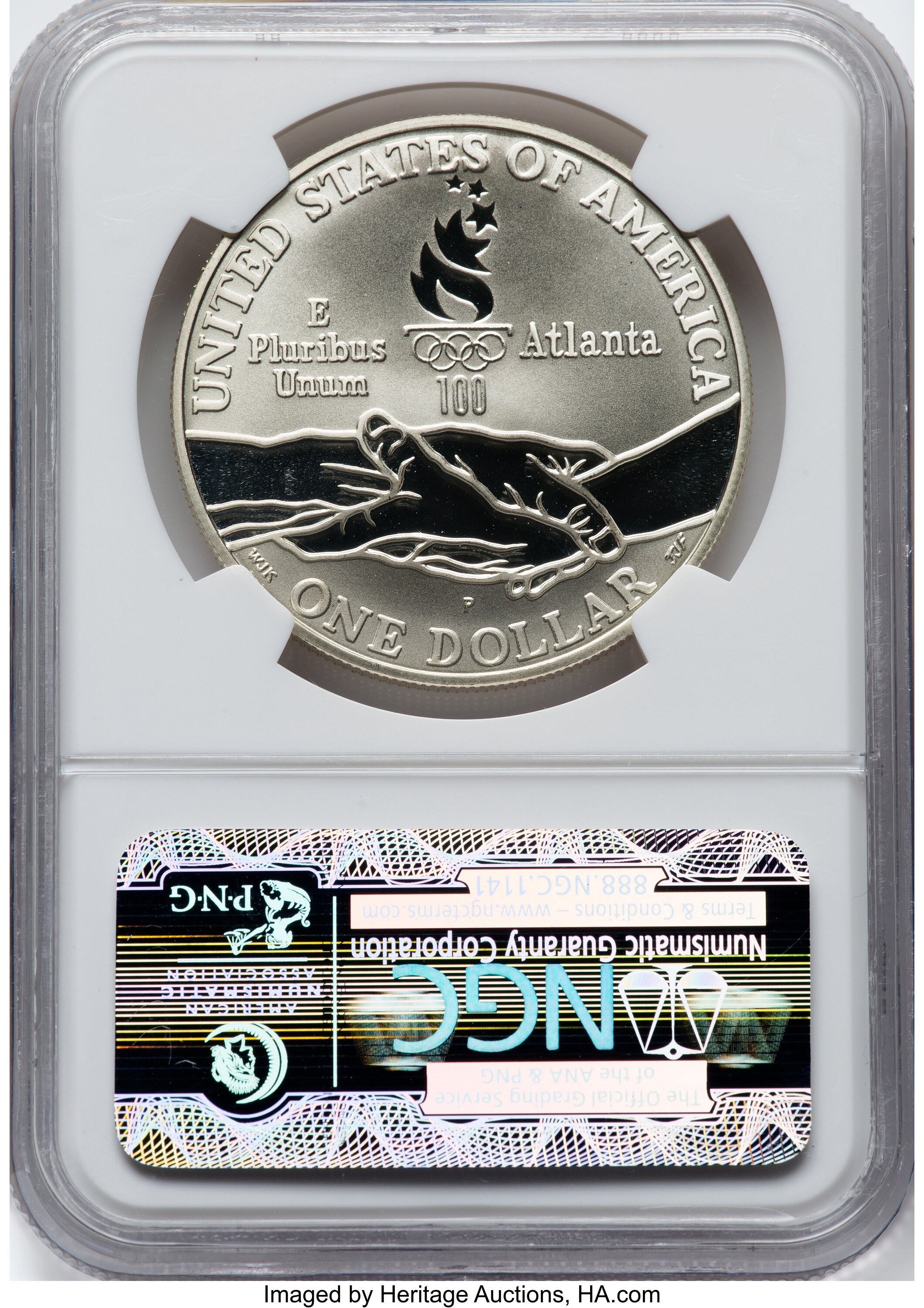 1995-P S$1 Atlanta Olympics Cycling PR DCAM PR70 DCAM thumbnail 5