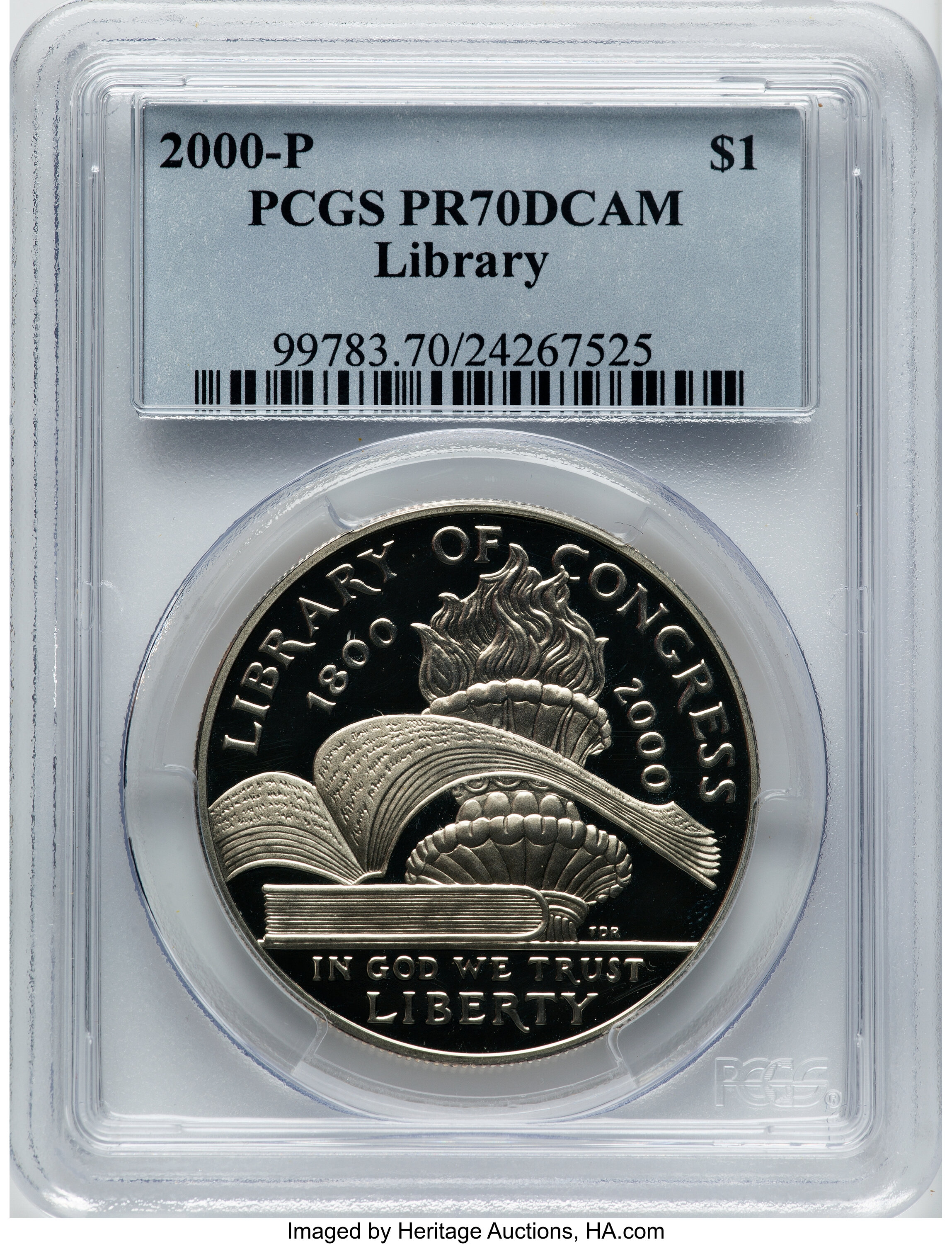 2000-P S$1 Library of Congress Bicentennial PR DCAM OGP thumbnail 11
