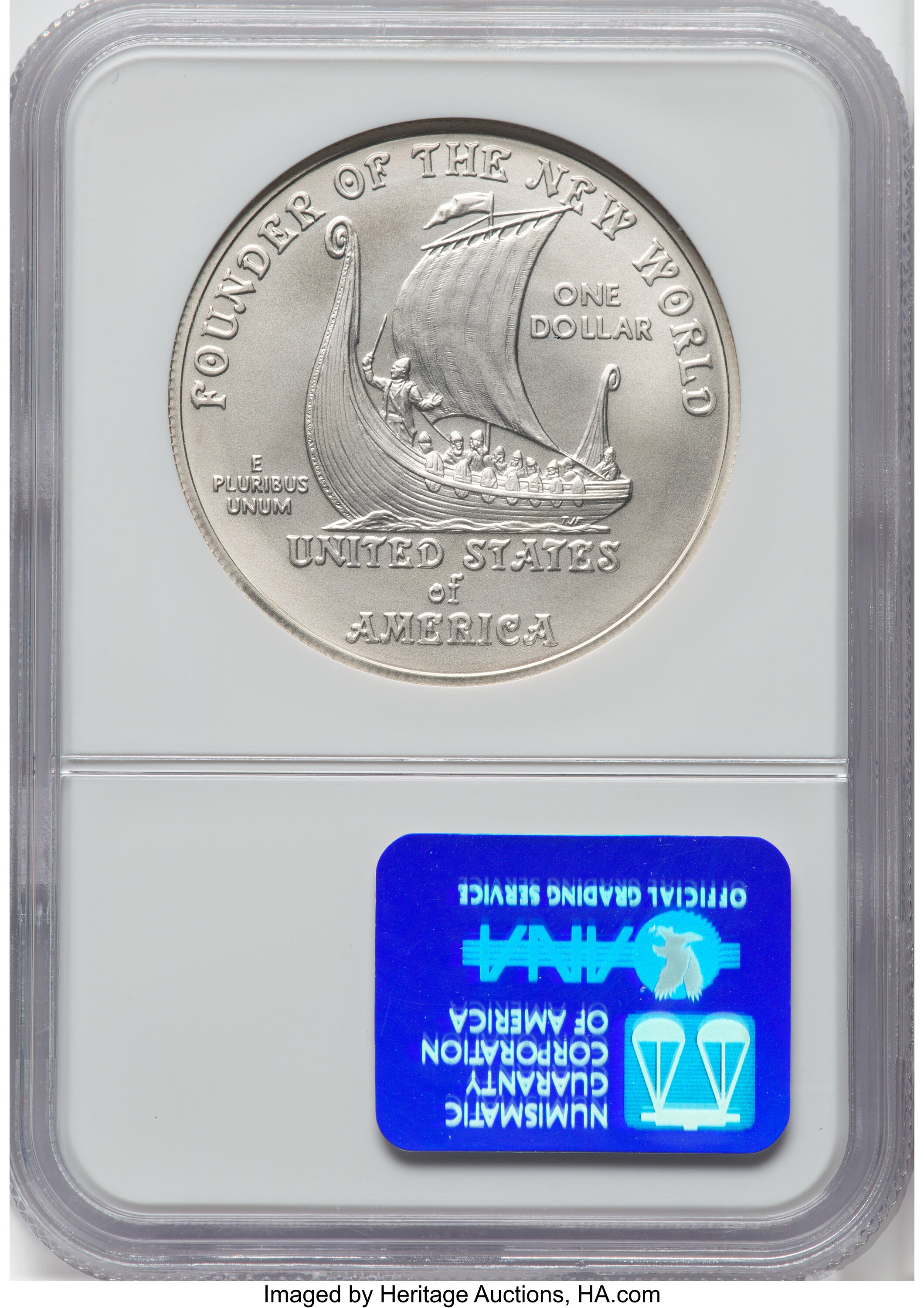 2000-P S$1 Leif Ericson Millennium MS70 thumbnail 16
