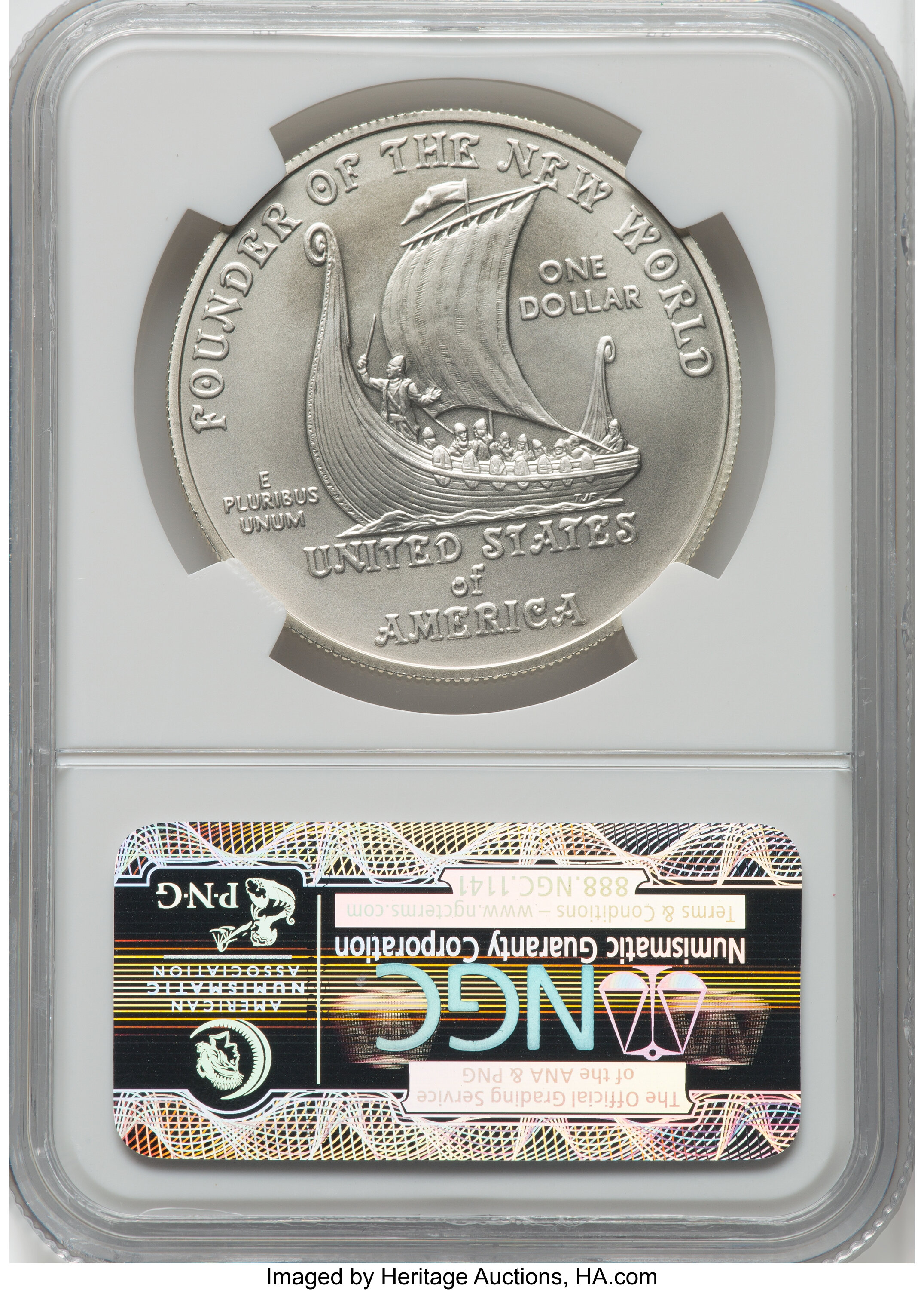 2000-P S$1 Leif Ericson Millennium MS70 thumbnail 14