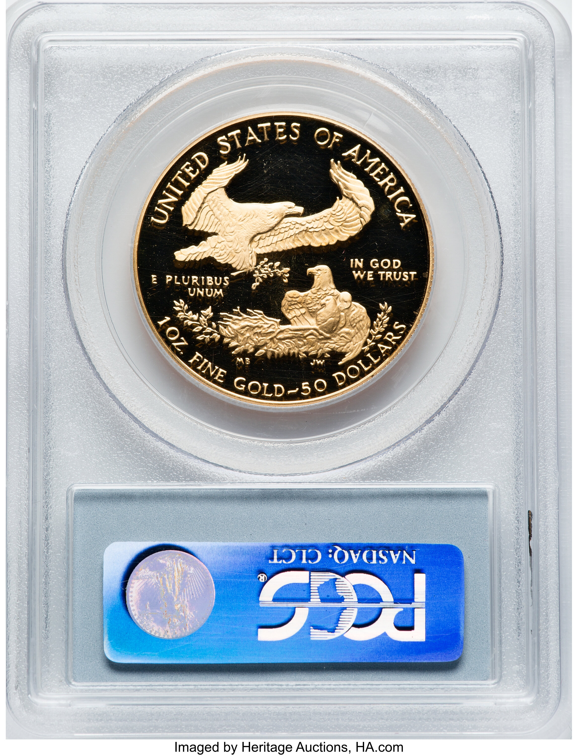 1986-W G$50  Gold Eagle PR DCAM PR69 DCAM thumbnail 3