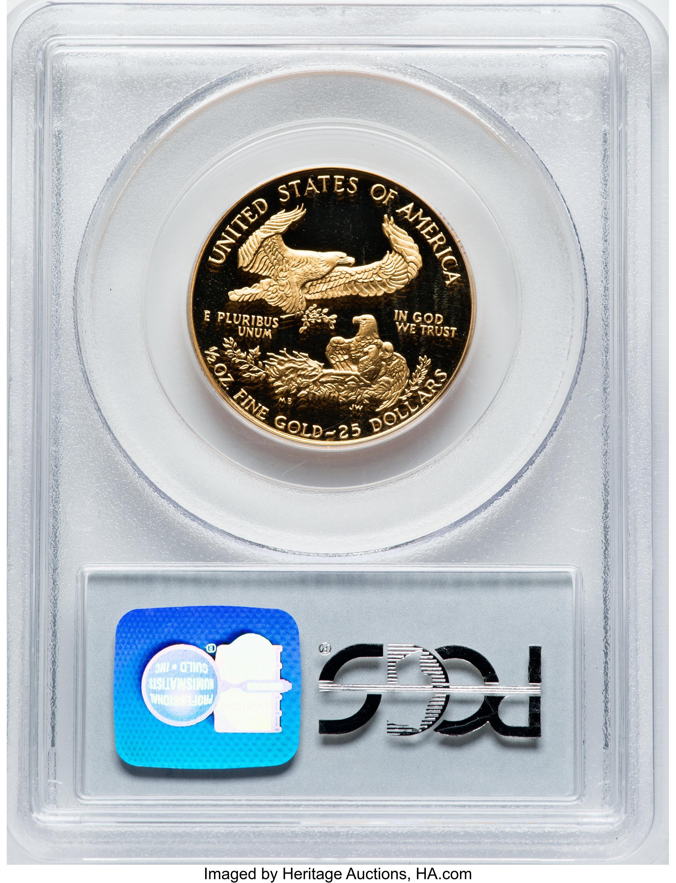 1992-P $25  Gold Eagle PR DCAM PR70 DCAM CAC thumbnail 4