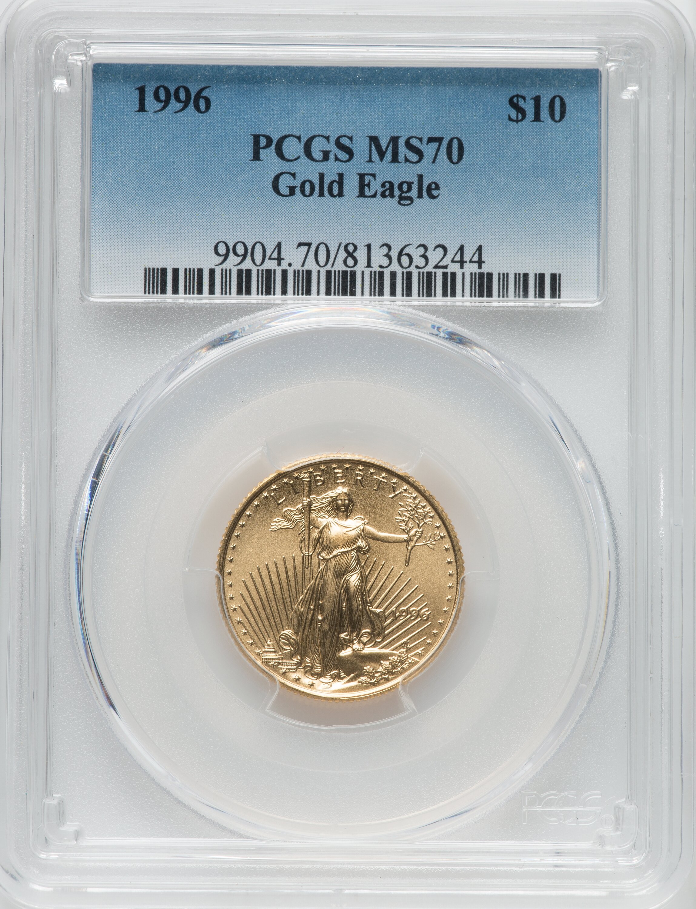 1996 $10  Gold Eagle MS70 thumbnail 13