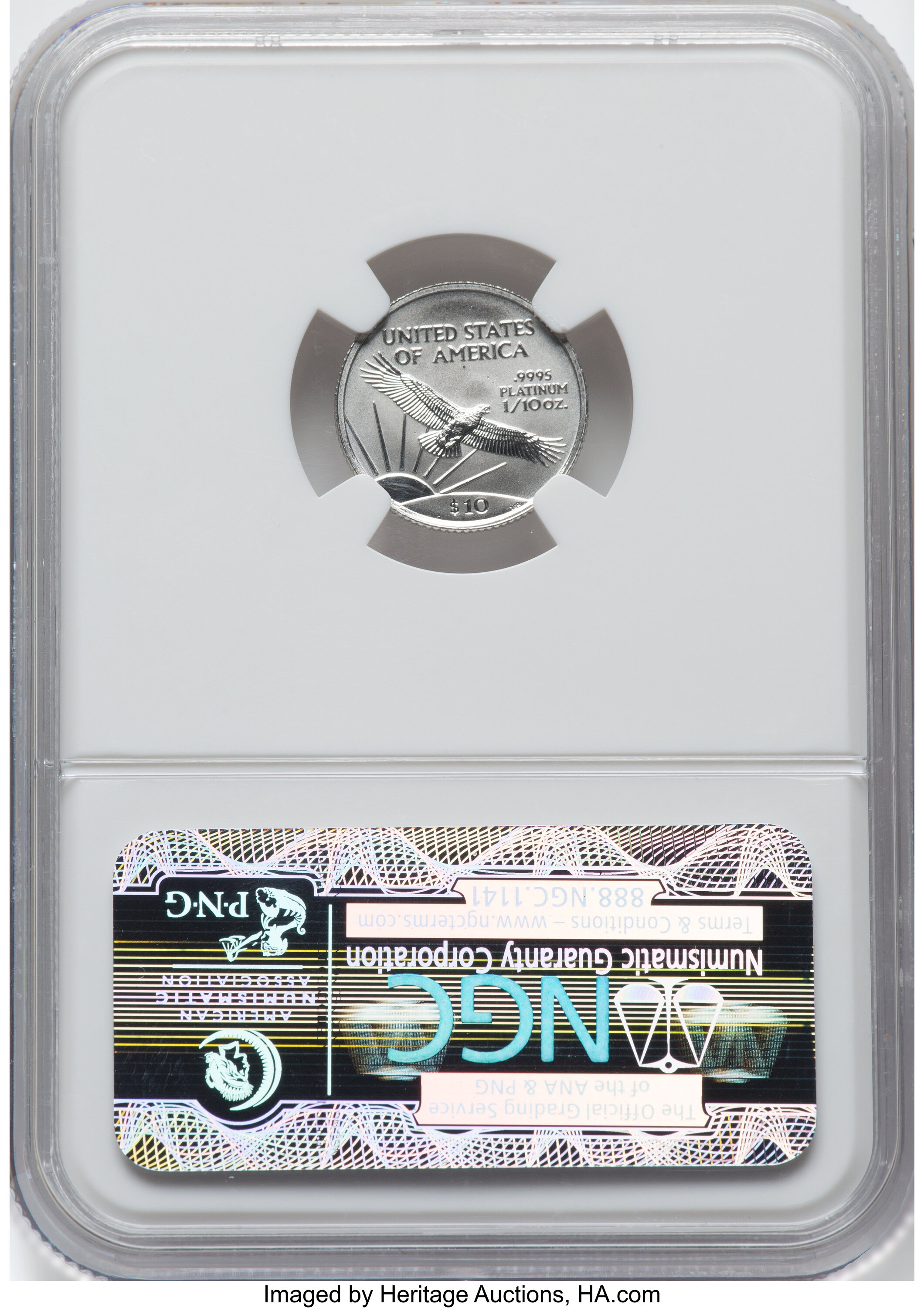 1998 $10  Platinum Eagle MS69 thumbnail 23