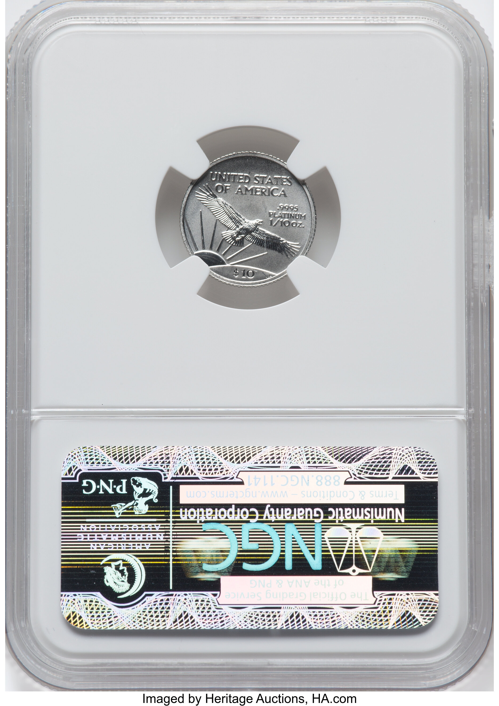 1998 $10  Platinum Eagle MS69 thumbnail 21