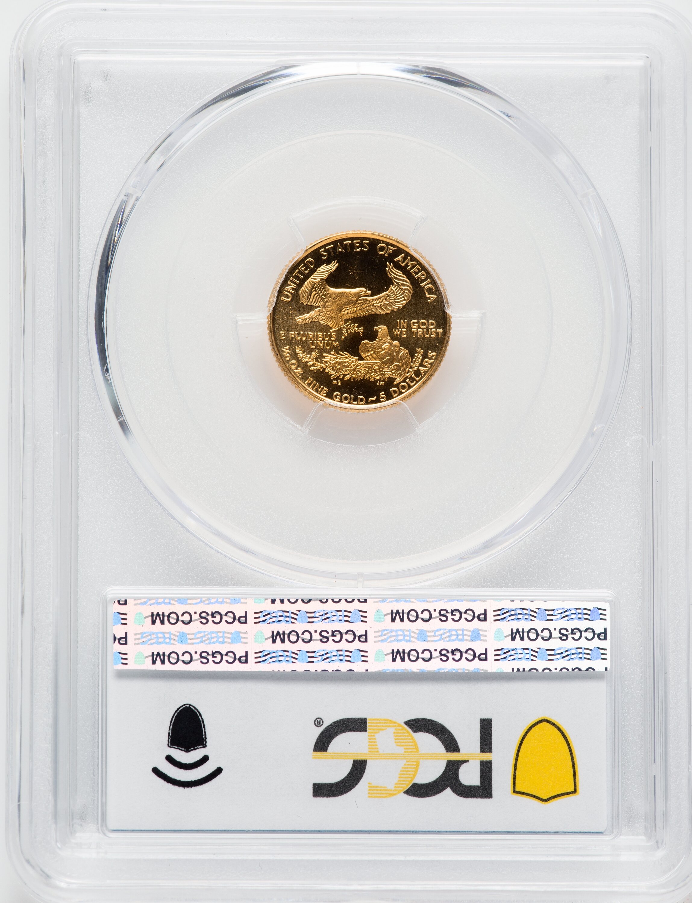 1999-W $5  Gold Eagle, Unfinished Proof Dies MS68 thumbnail 7